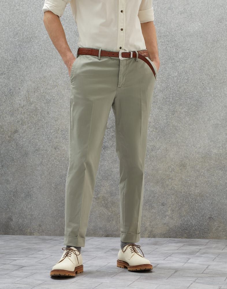 Brunello Cucinelli o1w1db10924 Pants in Bright Green Size US 36 / EU 52 - 1 Thumbnail