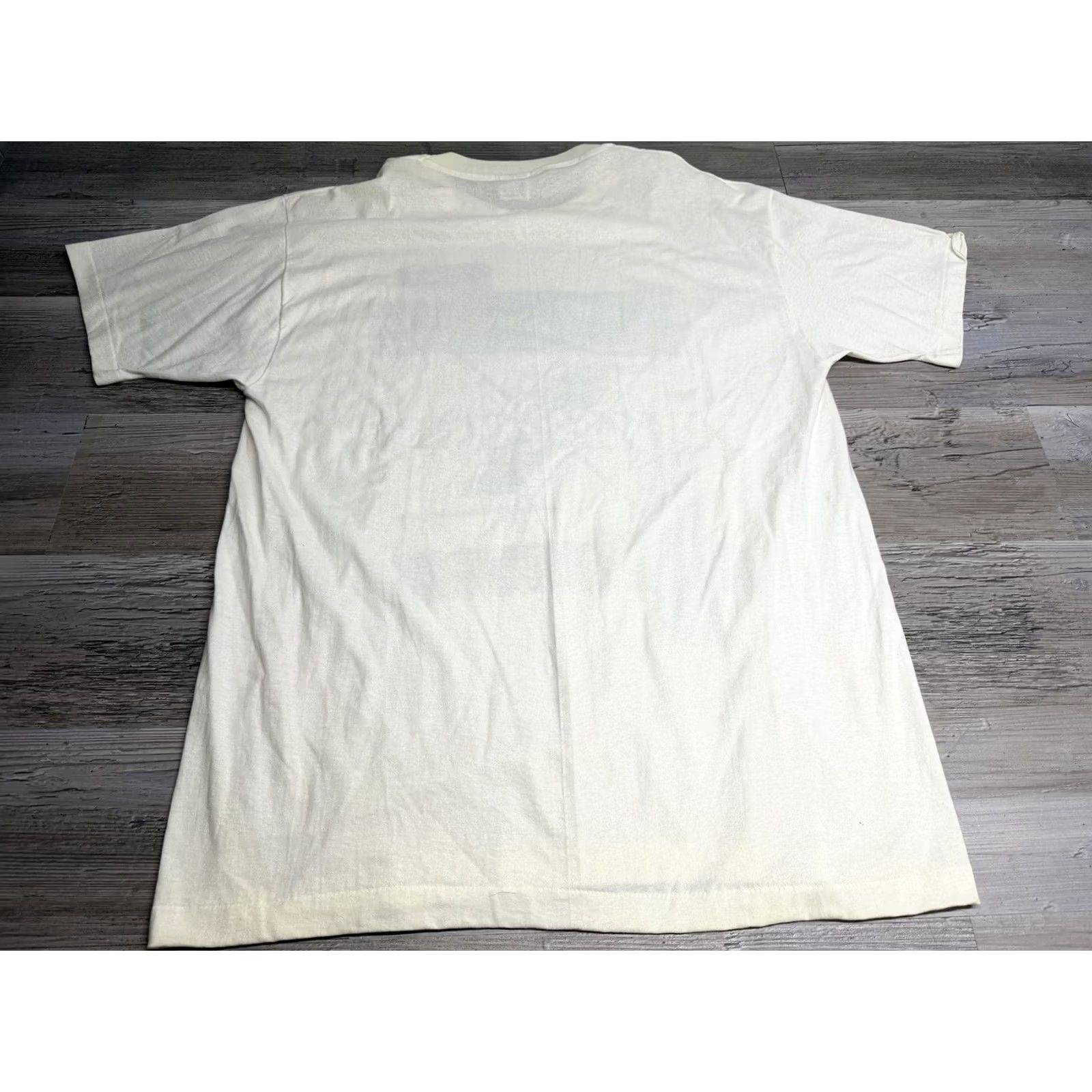 Anvil VINTAGE Anvil T-Shirt Workout Exercise Aerobics 90s Oversized XL White Graphic Print Logo Men Regular Crew Neck Short Sleeve USA Mens XS? Size US XL / EU 56 / 4 - 2 Thumbnail