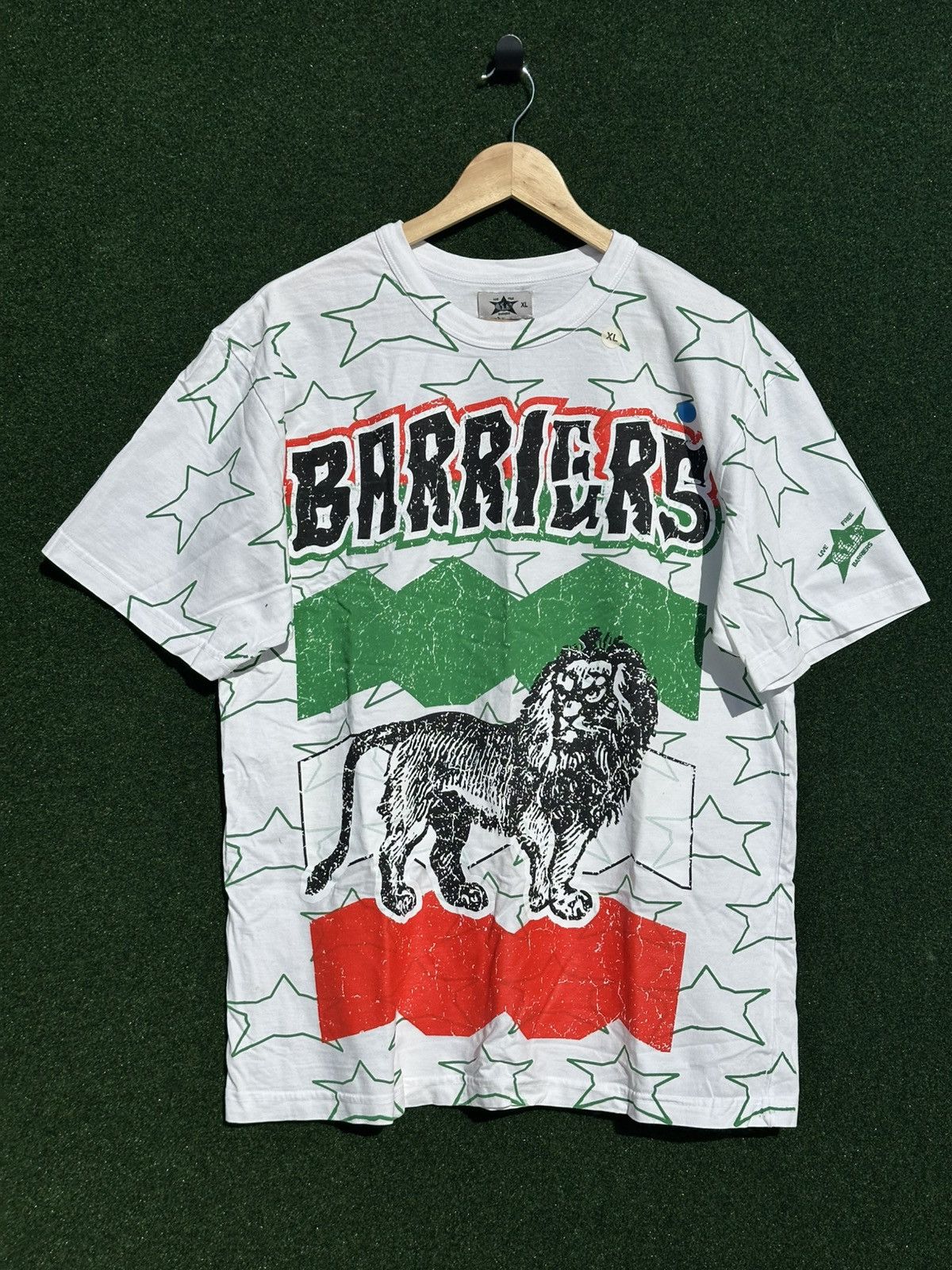 Barriers Lion Tee White