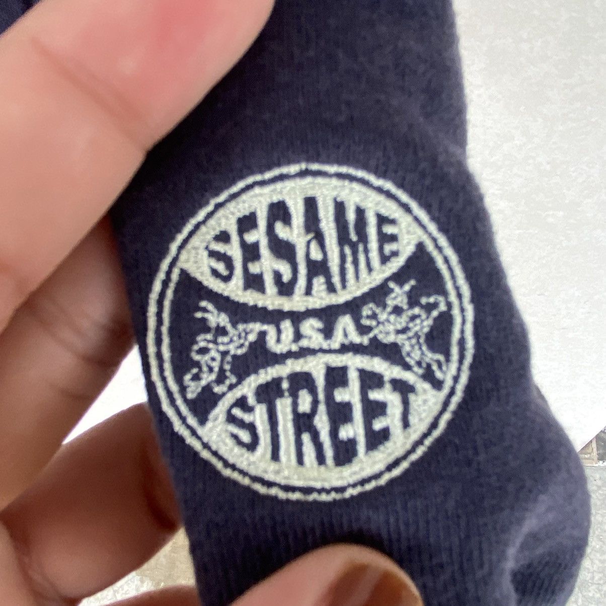 Other Vintage Sesame Street Big Printed Sweatshirt Crewneck Blue Size US L / EU 52-54 / 3 - 5 Thumbnail