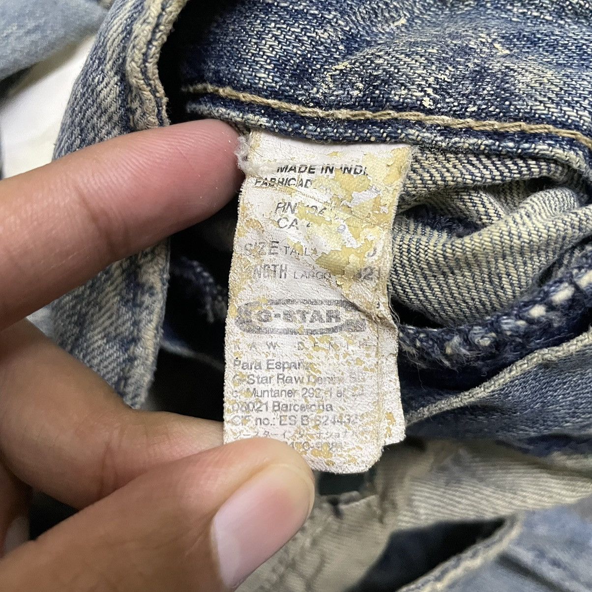 G-Star G Star Raw Baggy Jeans Jnco Southpole Y2K Style Size US 32 / EU 48 - 6 Thumbnail