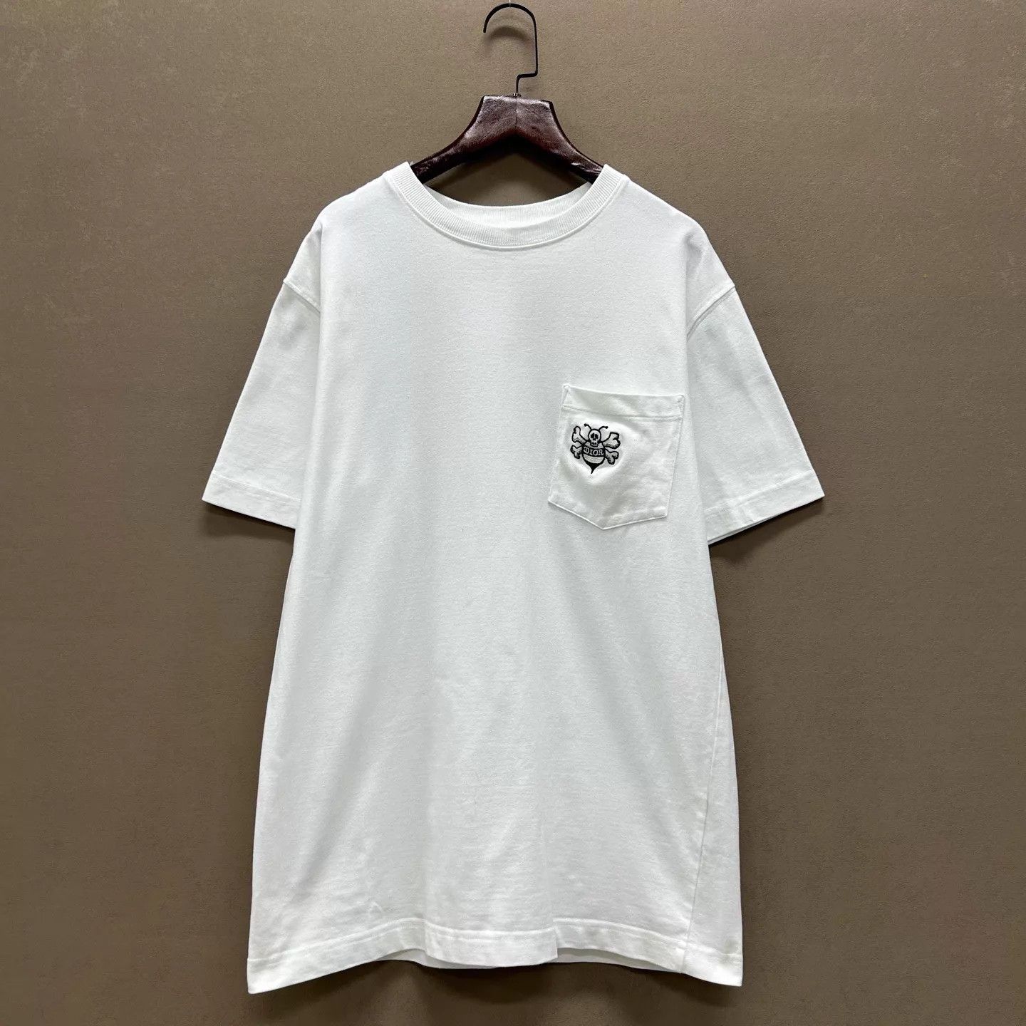 Dior Dior x Stussy Embroidered Skull Logo SS Tee XS Size US XS / EU 42 / 0 - 1 Thumbnail