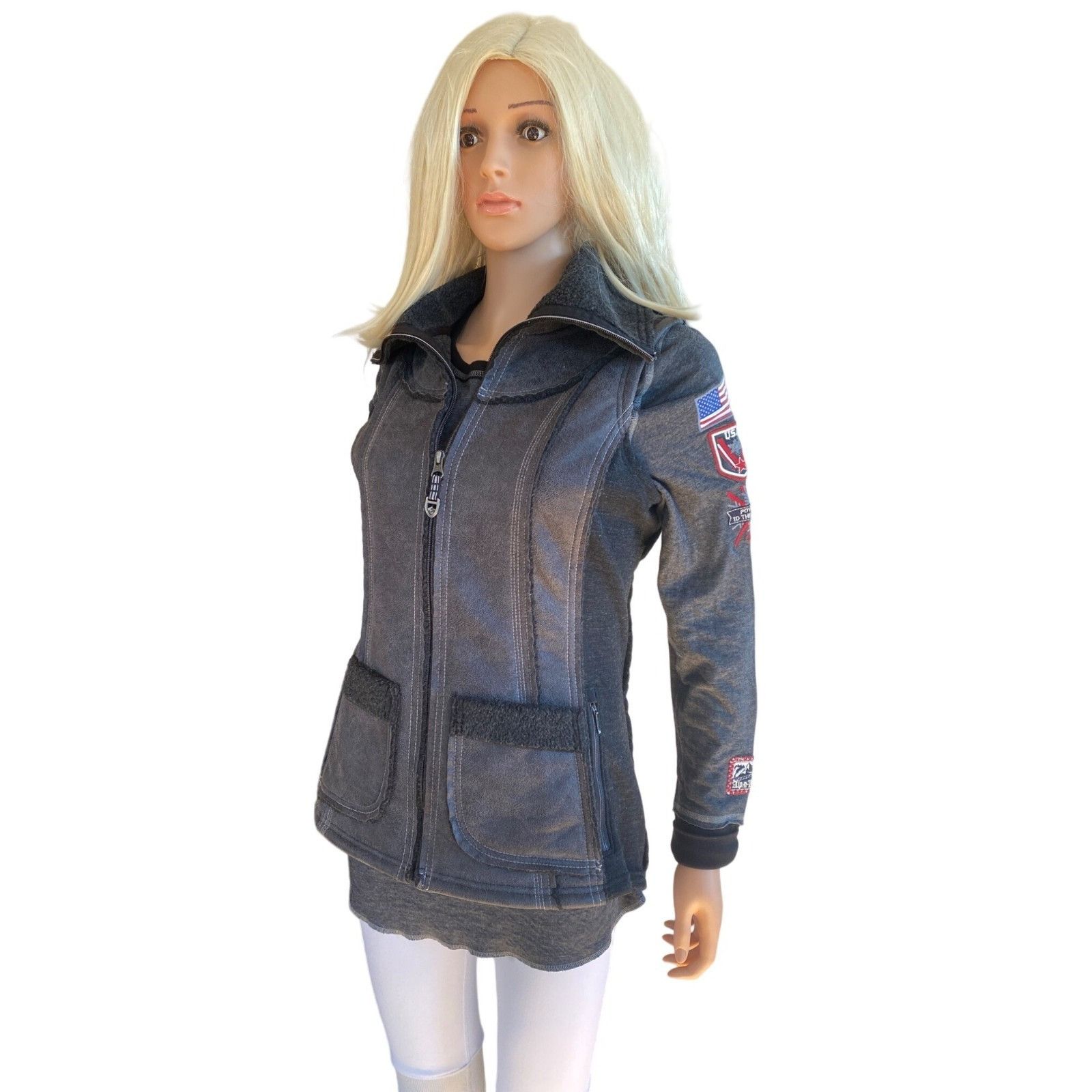 Kuhl NWT KUHL Women's S Raven Gray Black Dani Sherpa Vest Italian Size S / US 4 / IT 40 - 4 Thumbnail