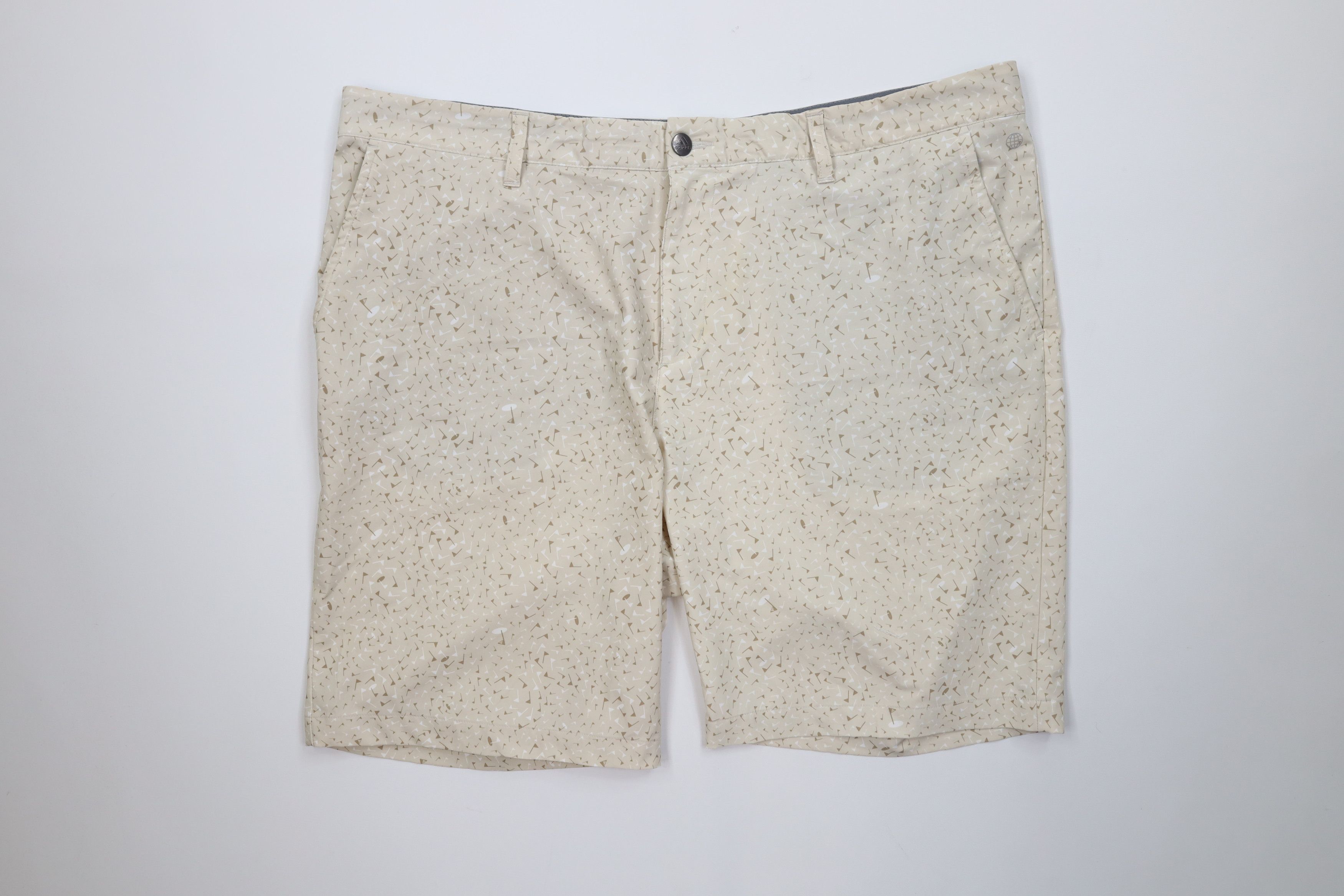 Adidas Adidas Golf All Over Print Tech Golfing Chino Shorts Beige Size US 38 / EU 54 - 1 Thumbnail