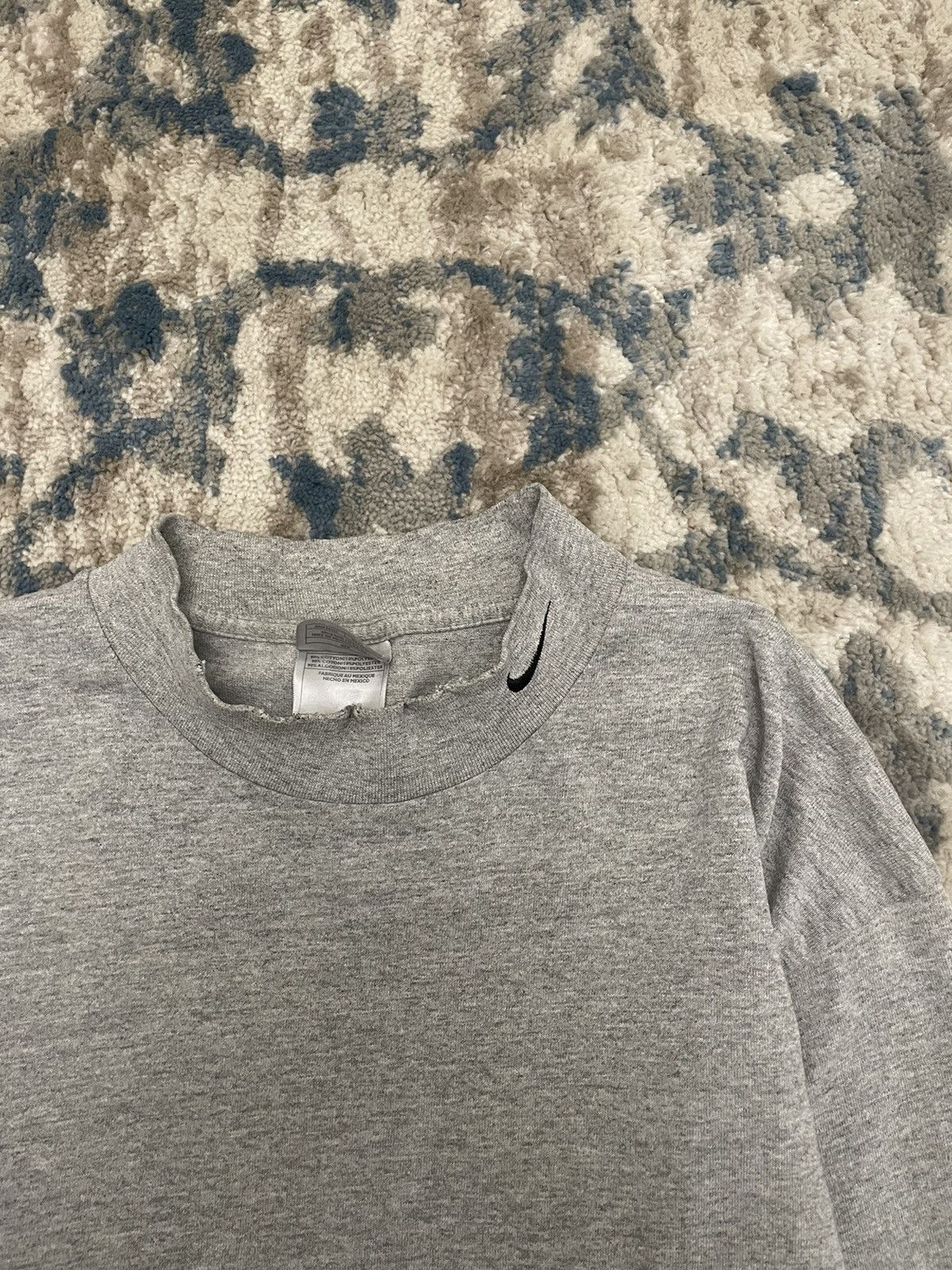 Nike × Supreme Vintage Y2K Nike Grey Swoosh Tee Shirt Size US L / EU 52-54 / 3 - 2 Thumbnail