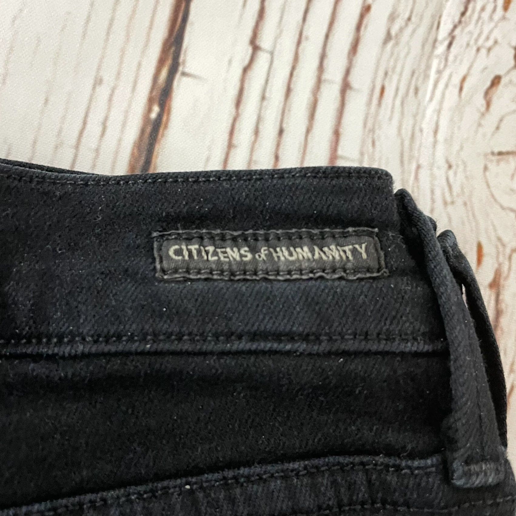 Citizens Of Humanity Citizens of Humanity Avedon Slick Skinny Denim Jeans Black Wash Womens 31 Jeans Tight Skinny Denim Black 31 Womens Size 24" / US 00 / IT 34 - 2 Thumbnail