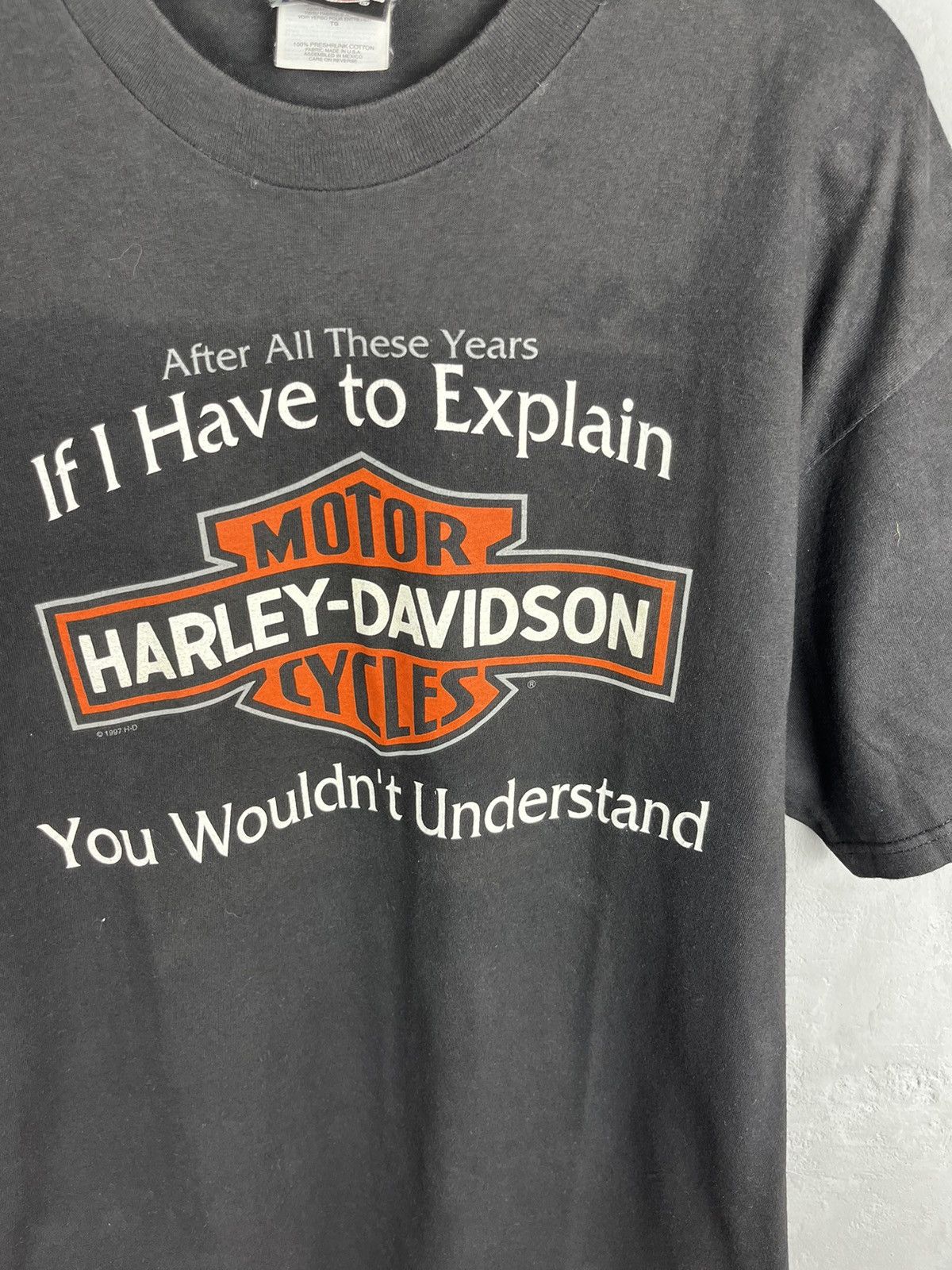 Harley Davidson × Vintage Harley Davidson Camden county 1997 t shirt USA vintage Size US XL / EU 56 / 4 - 5 Thumbnail
