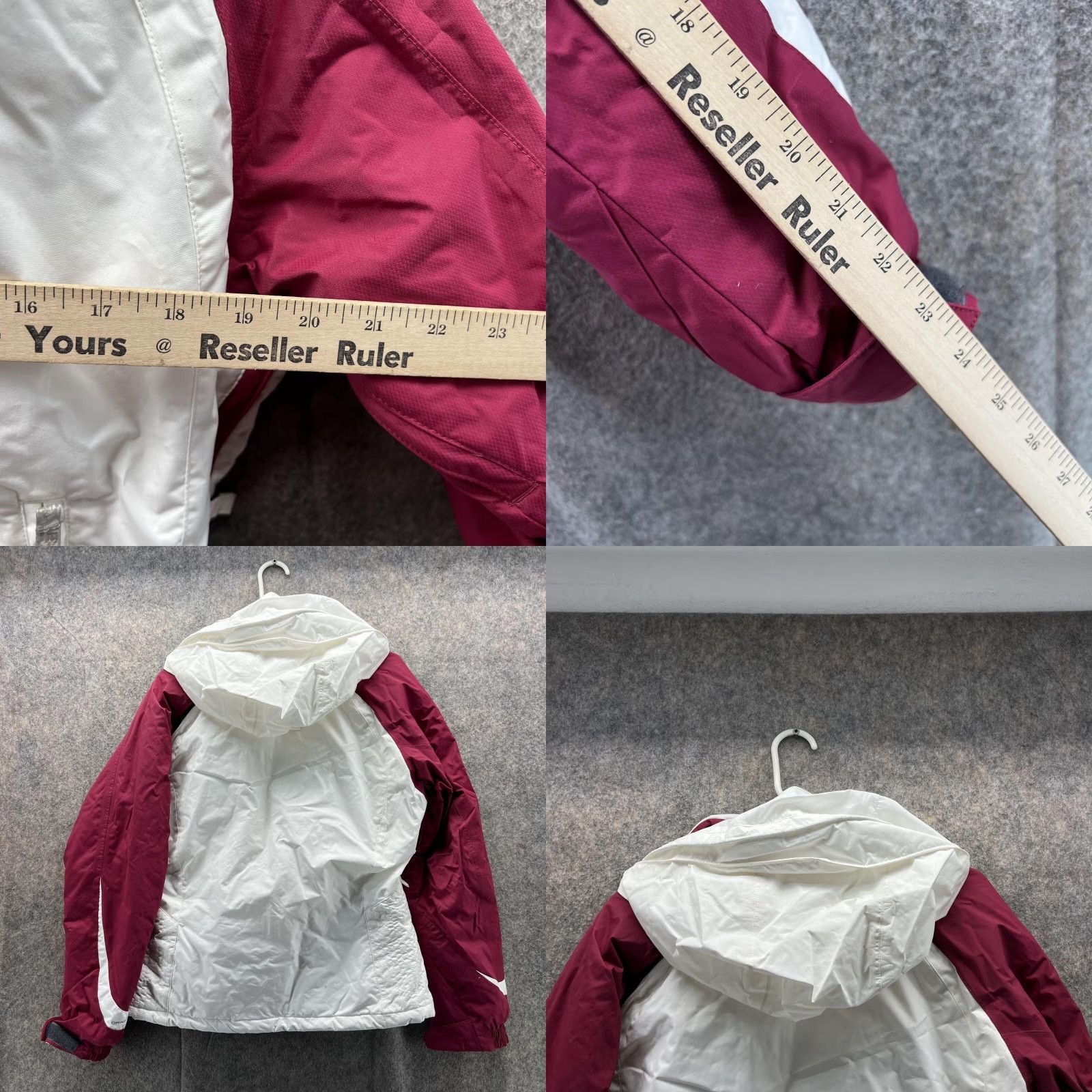 Vintage VINTAGE Columbia Jacket Women Large Parka Hooded Red White Full Zip Sportswear Size L / US 10 / IT 46 - 8 Thumbnail