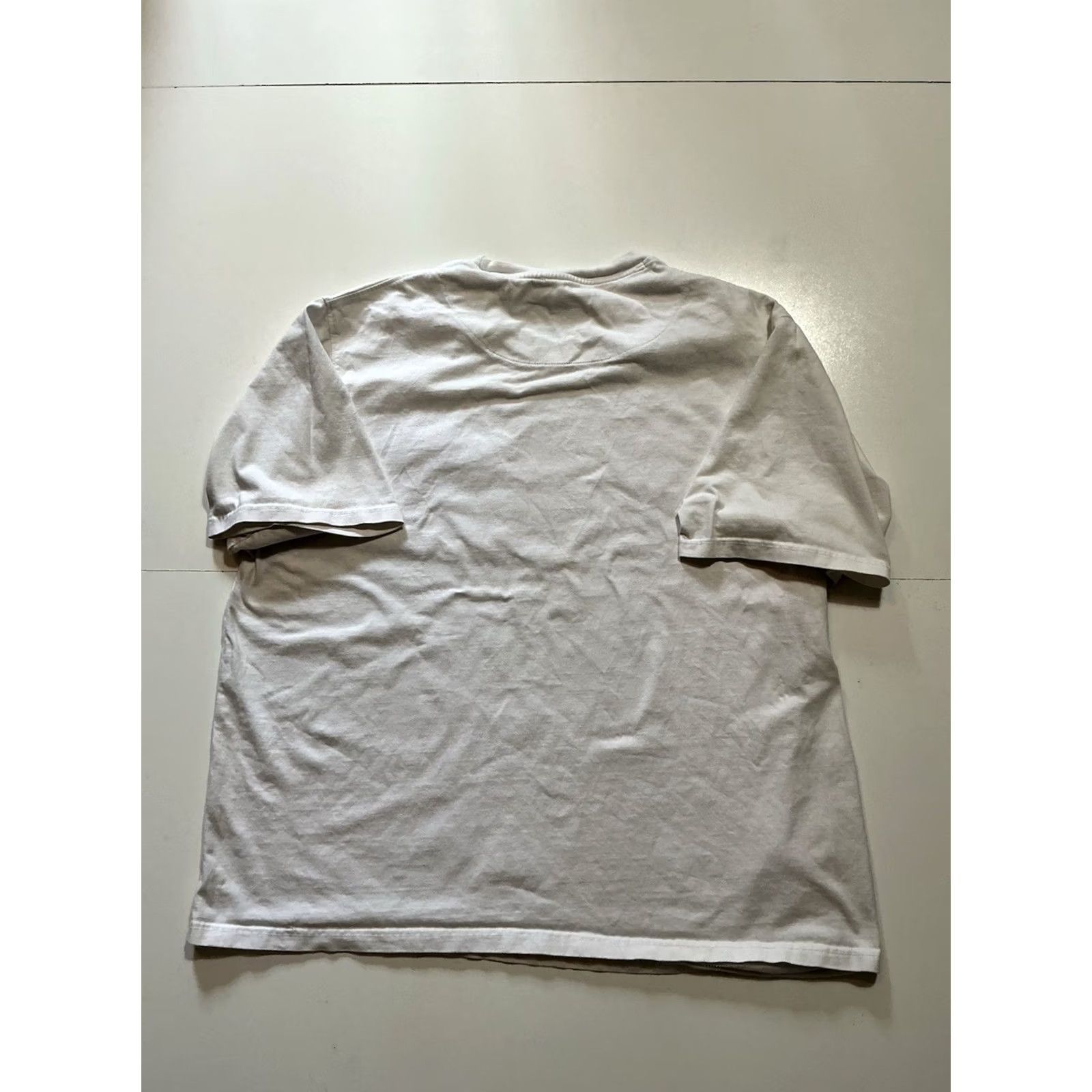 Ben Davis Ben Davis Workwear Heavyweight 100% Cotton White Crewneck S/S T-Shirt Sz 2XL Mens Size US XXL / EU 58 / 5 - 3 Thumbnail