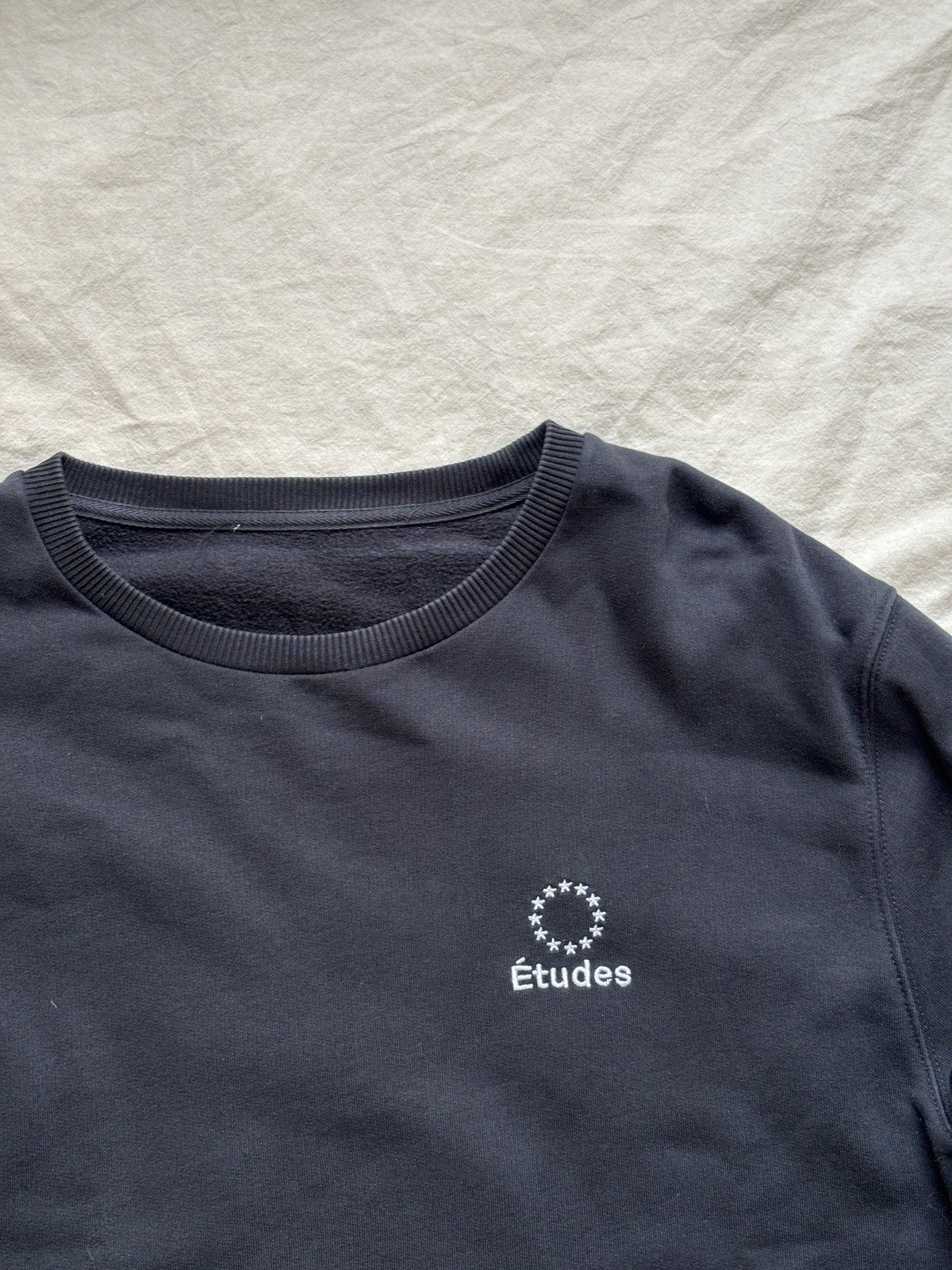 Etudes Études Black Crewneck Logo Sweatshirt Size US L / EU 52-54 / 3 - 3 Thumbnail