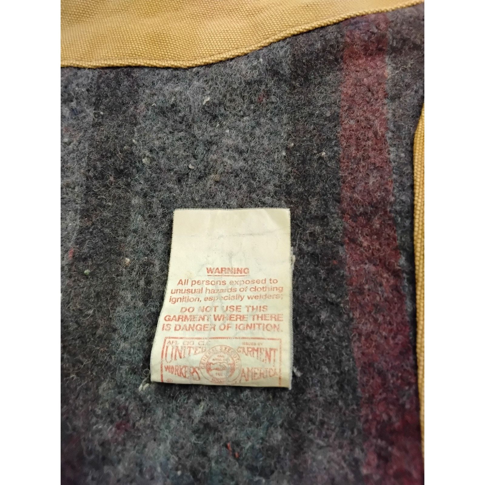 Carhartt Carhartt Blanket Lined Detachable Hood Vintage 1980s Size ONE SIZE - 11 Thumbnail