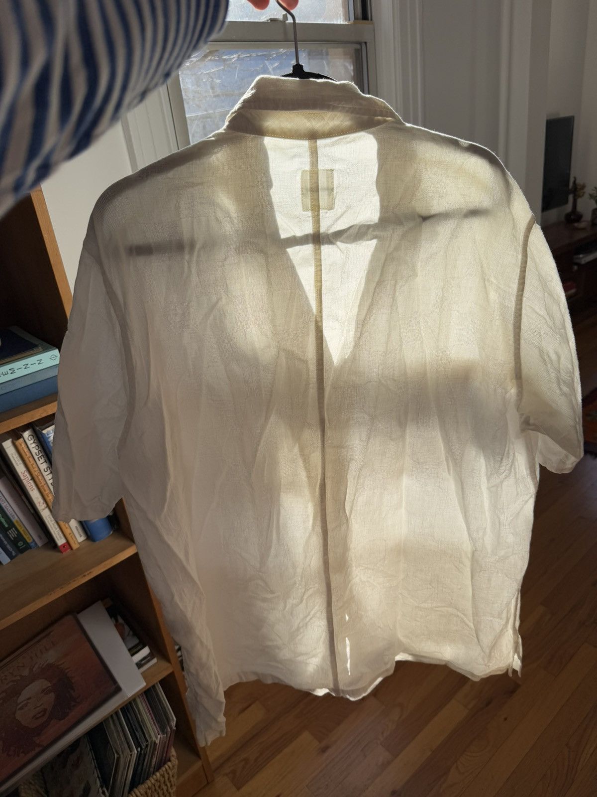 Japanese Brand × Sage De Cret Sage De Cret multi pocket short sleeve linen button shirt Size US XL / EU 56 / 4 - 2 Thumbnail