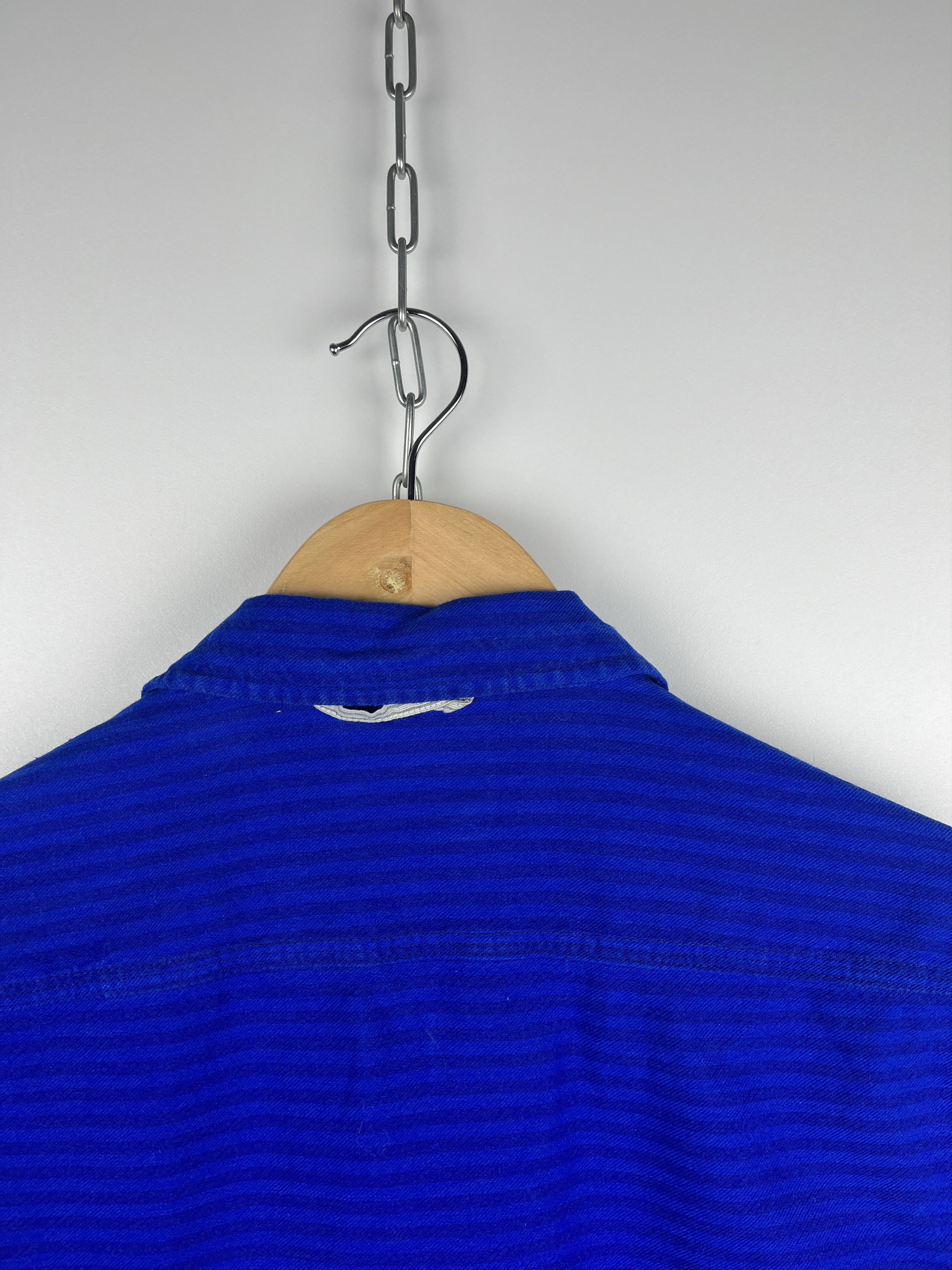 Scotch & Soda Scotch & Soda Blauw Indigo Lamplight Striped Shirt Size US L / EU 52-54 / 3 - 11 Thumbnail
