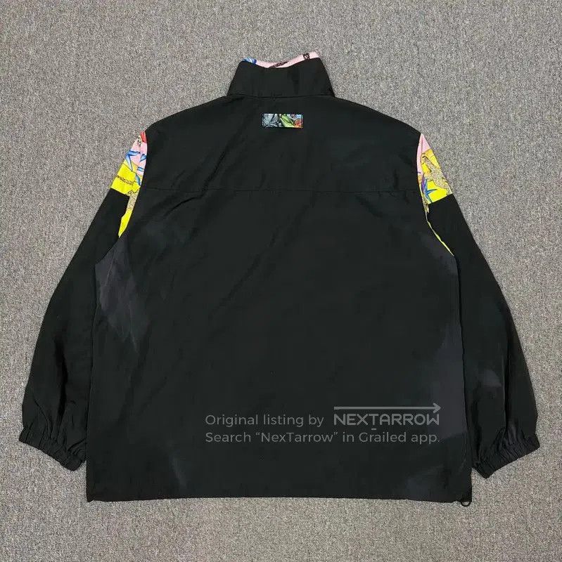 Versace Versace Black Men's Windbreaker Jacket with Colorful Detail Size US M / EU 48-50 / 2 - 2 Thumbnail