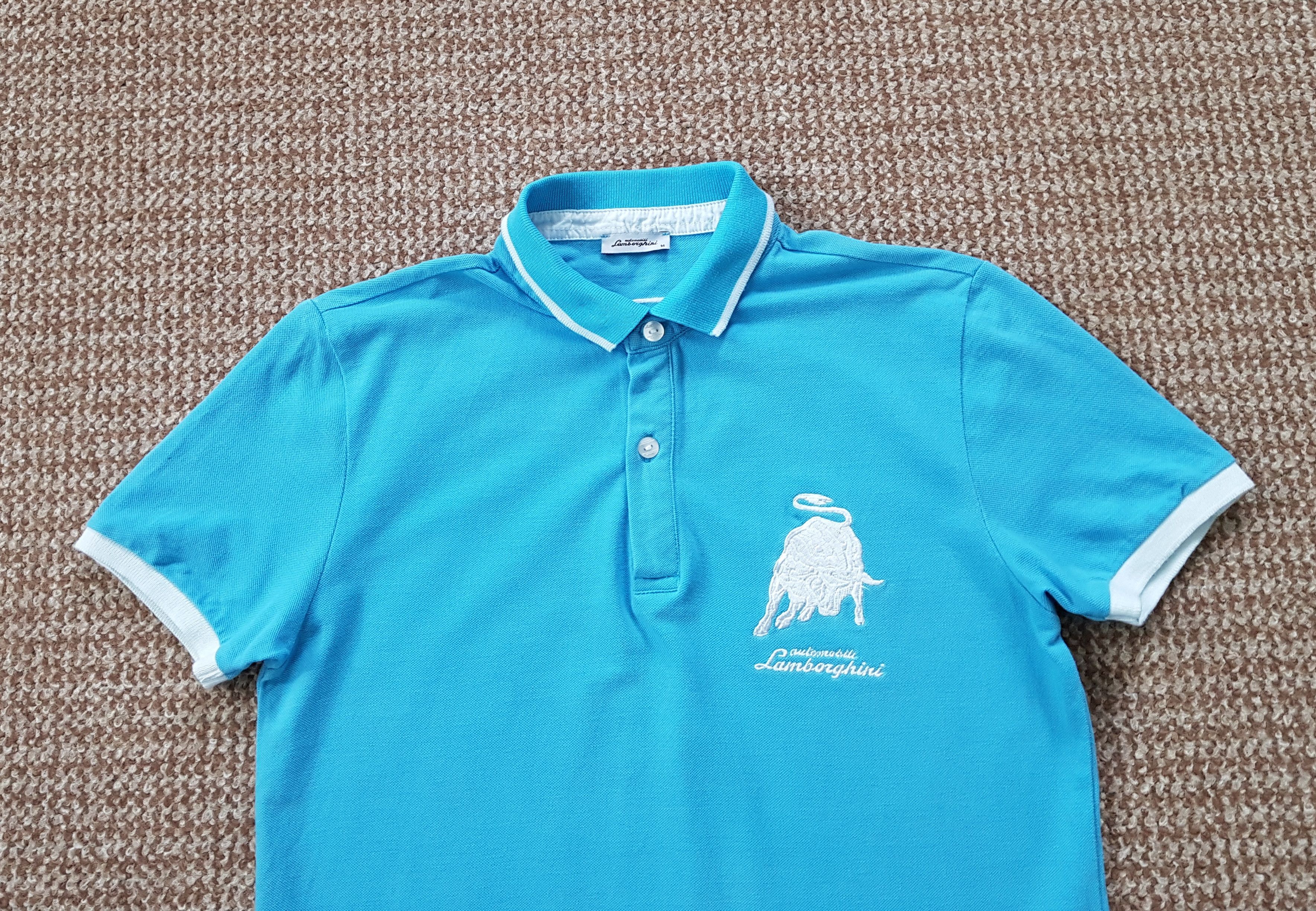 Lamborghini Lamborghini Men's Boys Polo Big Logo Shirt sz 14y Size US S / EU 44-46 / 1 - 3 Thumbnail