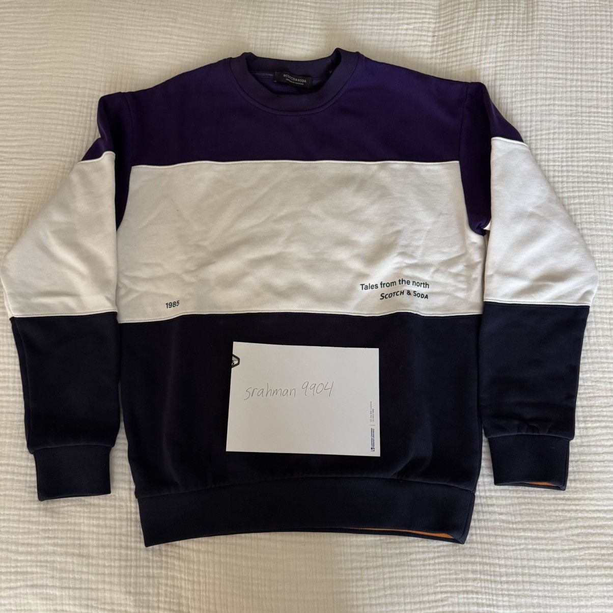 Scotch & Soda Scotch & Soda Color Block Sweater Size US S / EU 44-46 / 1 - 1 Thumbnail