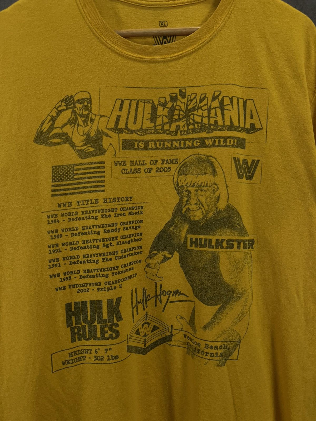 WWE × WWF Hall Hogan WWE WWF wrestling tee Size US XL / EU 56 / 4 - 3 Thumbnail