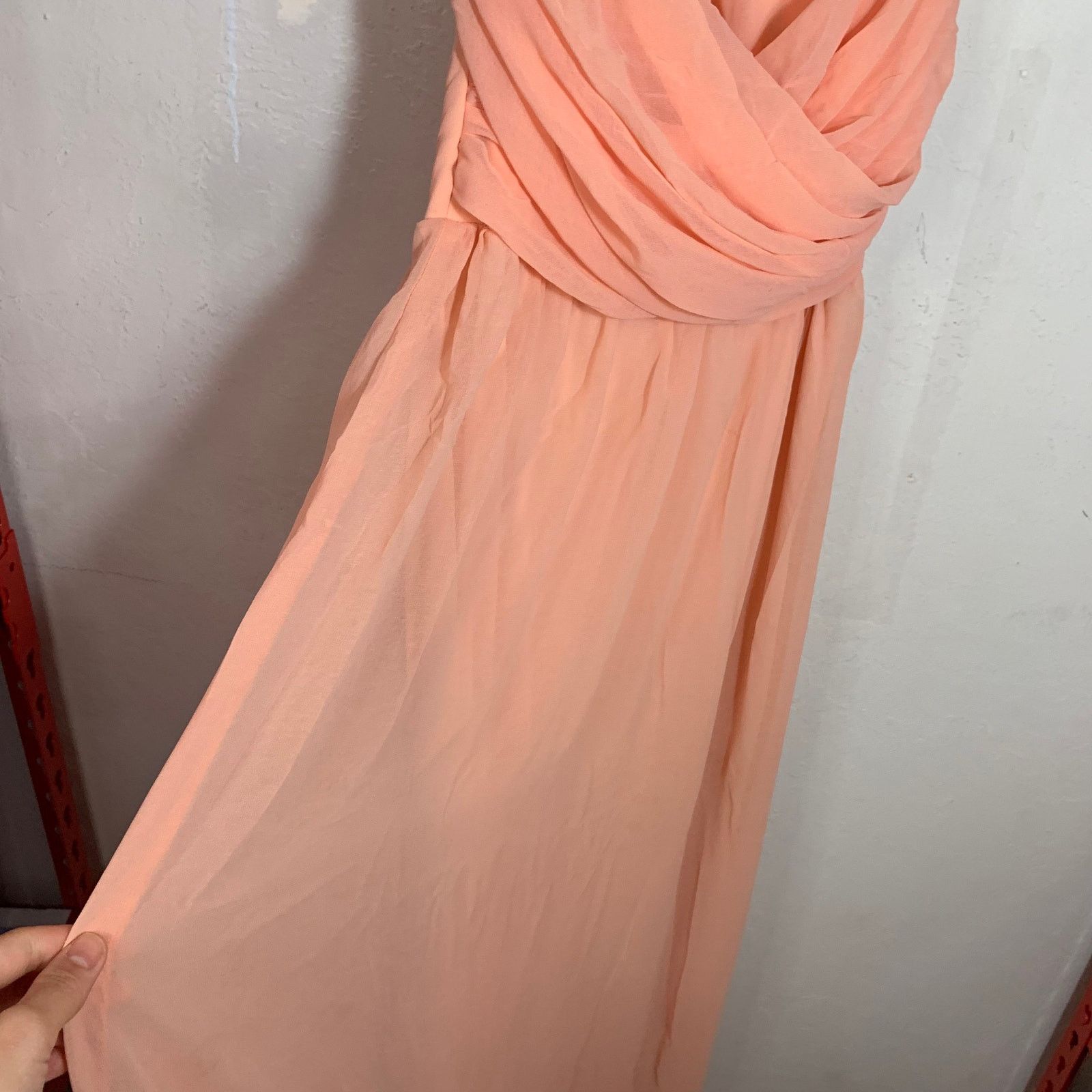 Other Lulus Women Long Orange Sleeveless Dress Size S Size S / US 4 / IT 40 - 6 Thumbnail