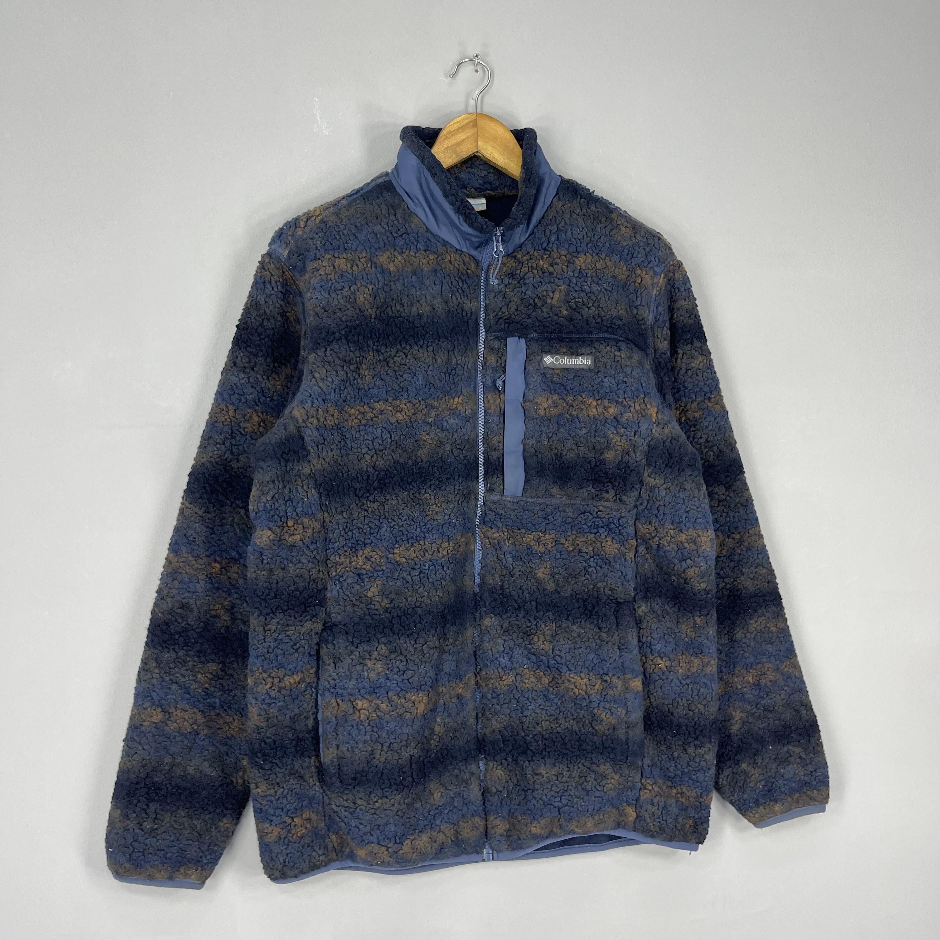 Columbia Vintage 1990s COLUMBIA Steen Mountain Blanket Print Fleece Size US L / EU 52-54 / 3 - 4 Thumbnail