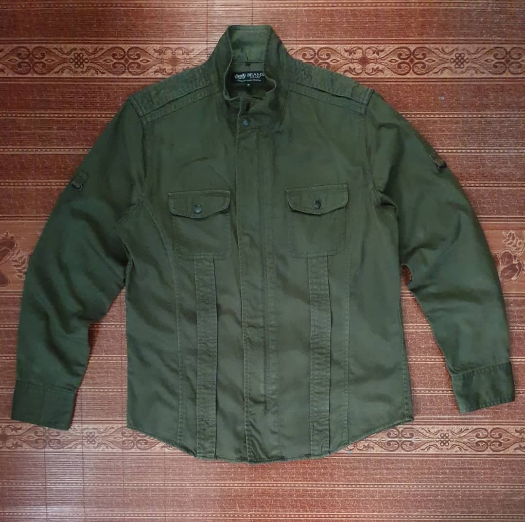 Beams Plus 💥Beams Heart green military jacket Size US M / EU 48-50 / 2 - 1 Thumbnail
