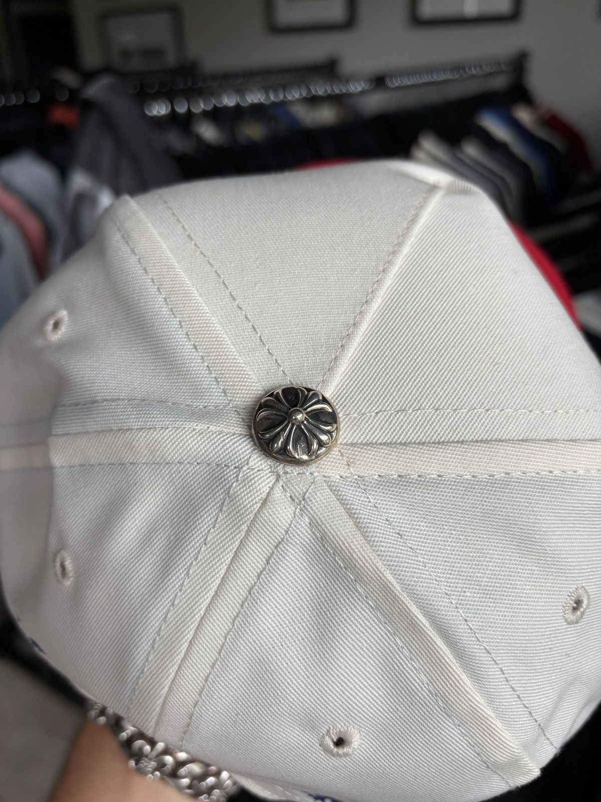 Chrome Hearts CHROME HEARTS | CH EMBROIDERED JULY 4 LOGO CAP HAT Size ONE SIZE - 10 Thumbnail