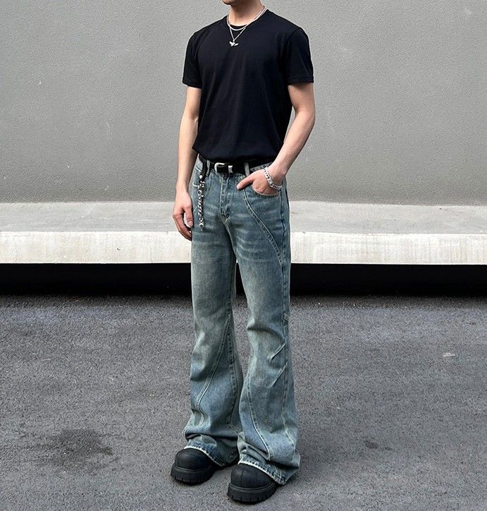 Stacked Flare Jeans