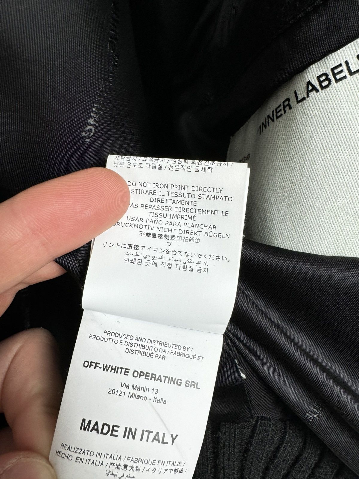 Off-White Off-White Logo Varsity Virgin Wool Jacket Size US M / EU 48-50 / 2 - 15 Thumbnail