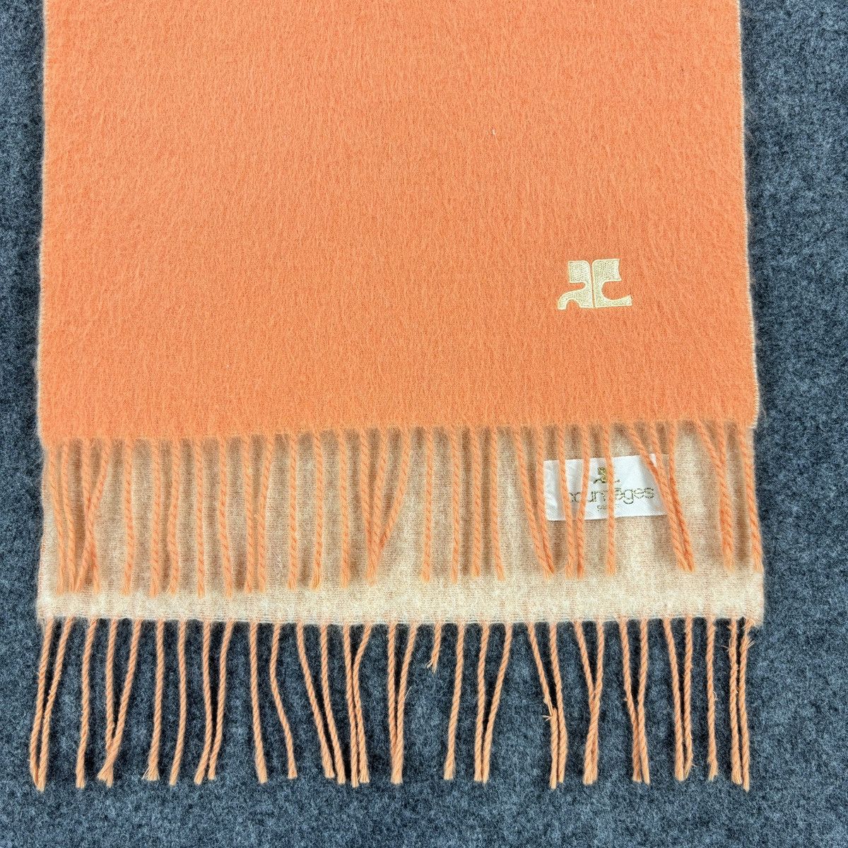 Courreges × Vintage Courreges Scarf # D776 # Muffler # Neckwear Size ONE SIZE - 4 Thumbnail