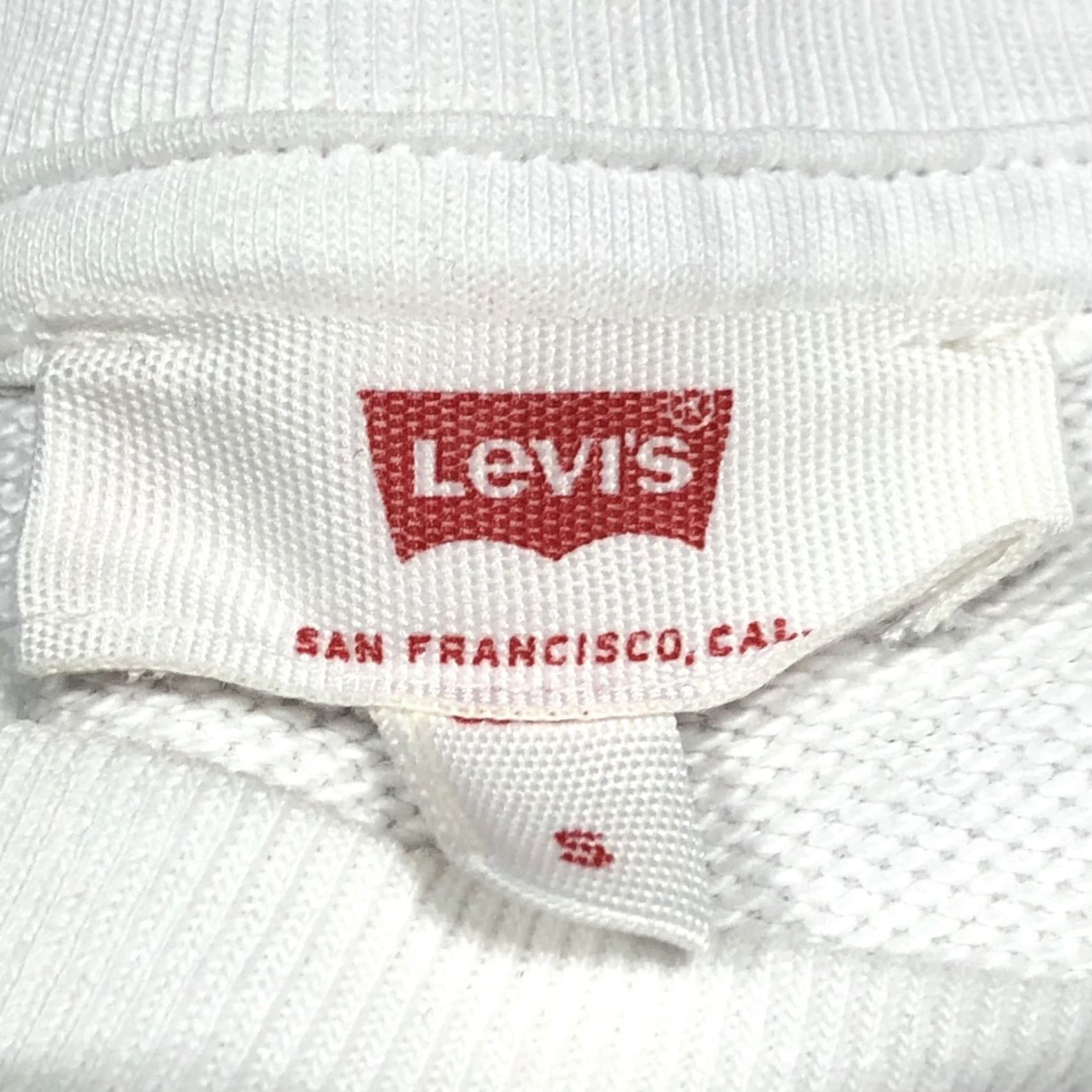 Levi's Levi’S White Crop Sweatshirt - Size Small Womens Long Sleeve Pullover Round Neck - Vintage Condition Size S / US 4 / IT 40 - 6 Thumbnail