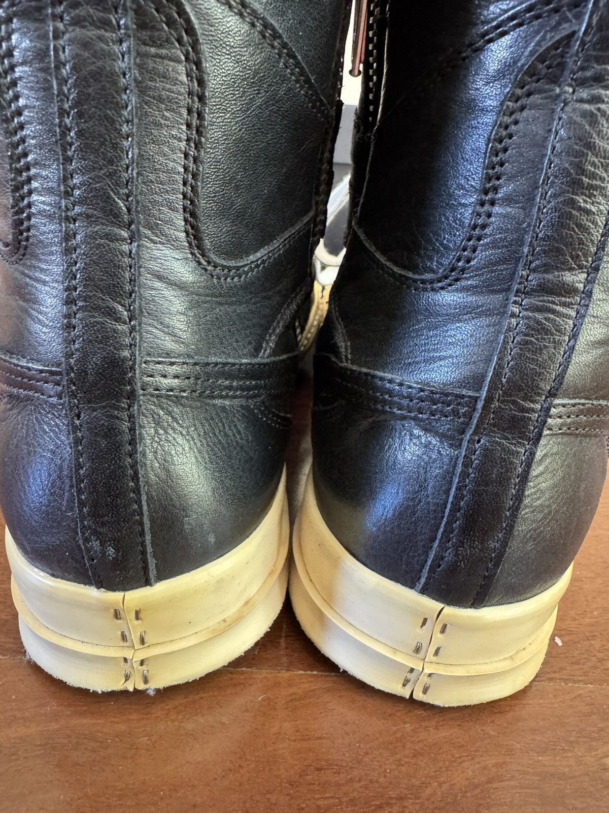 Rick Owens Rick Owens Leather Dunks Size US 10 / EU 43 - 5 Thumbnail