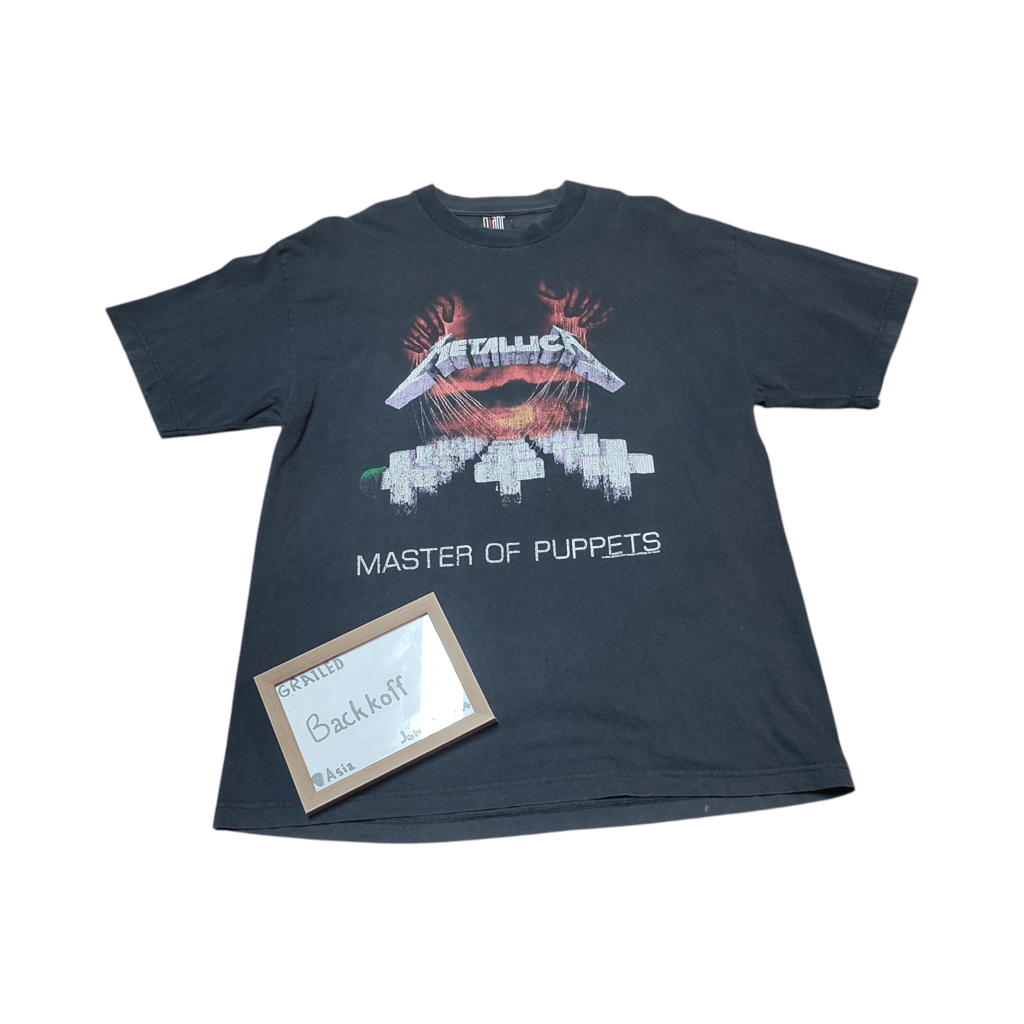 Giant × Metallica × Vintage 🔥Rare🔥Vintage 2000 Metallica Master Of Puppets T-shirt Size US XL / EU 56 / 4 - 1 Thumbnail