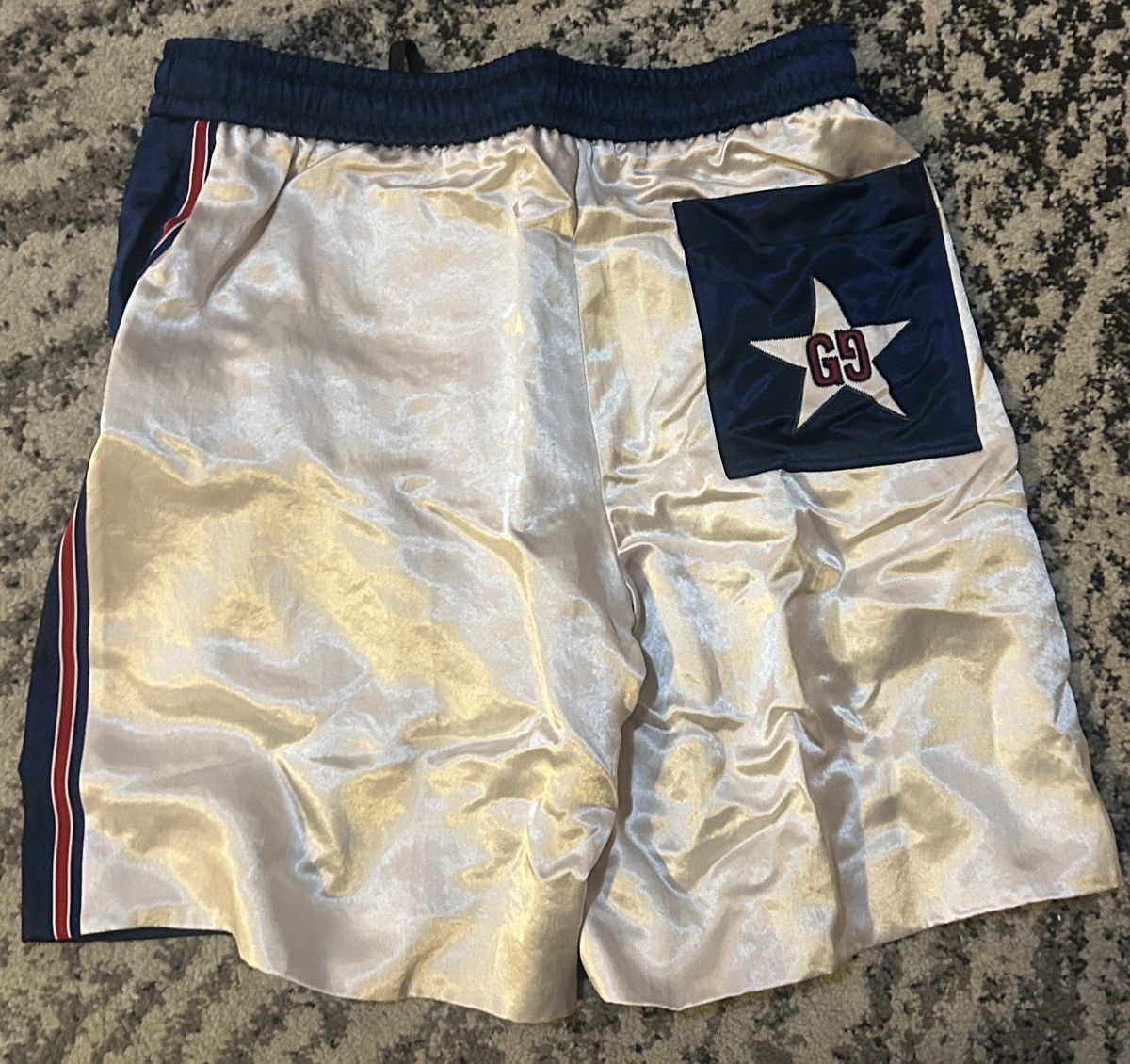 Gucci Gucci Japanese Acetate W/EMB Tide/Mix Boxing Shorts size 48 Size US 34 / EU 50 - 10 Thumbnail