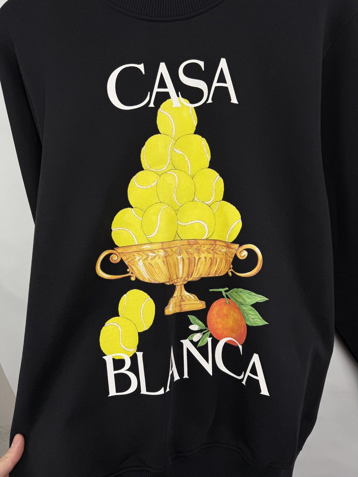 Casablanca ❗️NEW 🇫🇷 Casablanca Tennis Club Tennis Balls Print Sweatshirt Size US L / EU 52-54 / 3 - 9 Thumbnail