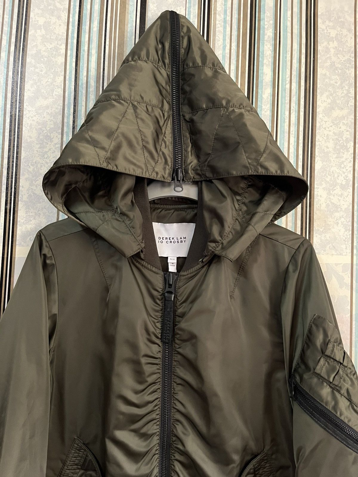 Derek Lam 10 Crosby 2000s army constructed bombers #H1 Size XS / US 0-2 / IT 36-38 - 6 Thumbnail