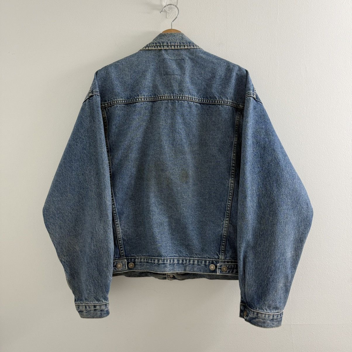 Gap Vintage GAP Denim Trucker Jacket Faded Patina Sz XL 90s Size US XL / EU 56 / 4 - 4 Thumbnail