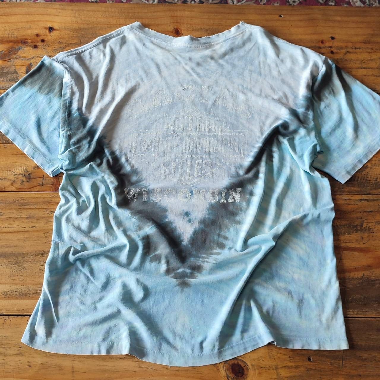 Harley Davidson × Vintage Vintage 1996 Harley Davidson Tie-Dye T-Shirt Size US XL / EU 56 / 4 - 6 Thumbnail