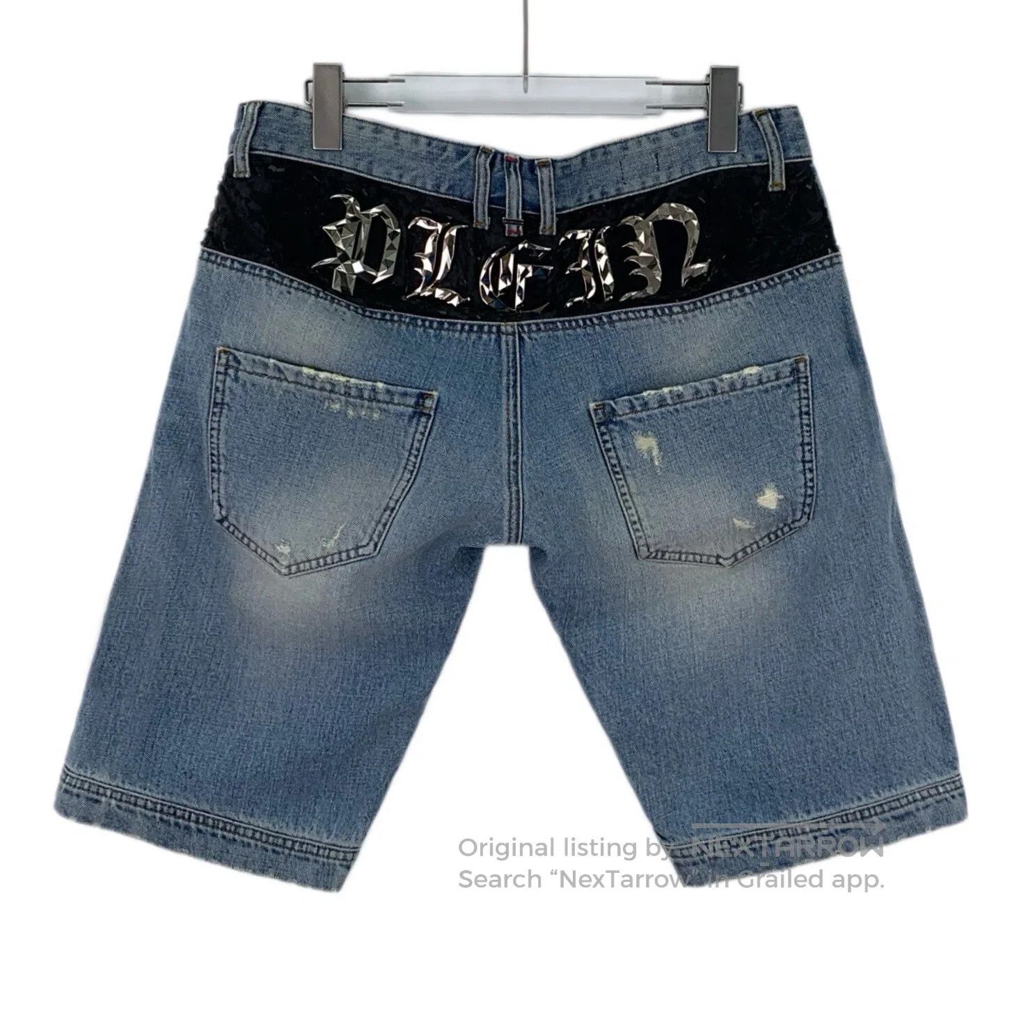 Philipp Plein Philipp Plein size L Blue Washed Destroyed Design Cotton C Size US 27 - 2 Thumbnail