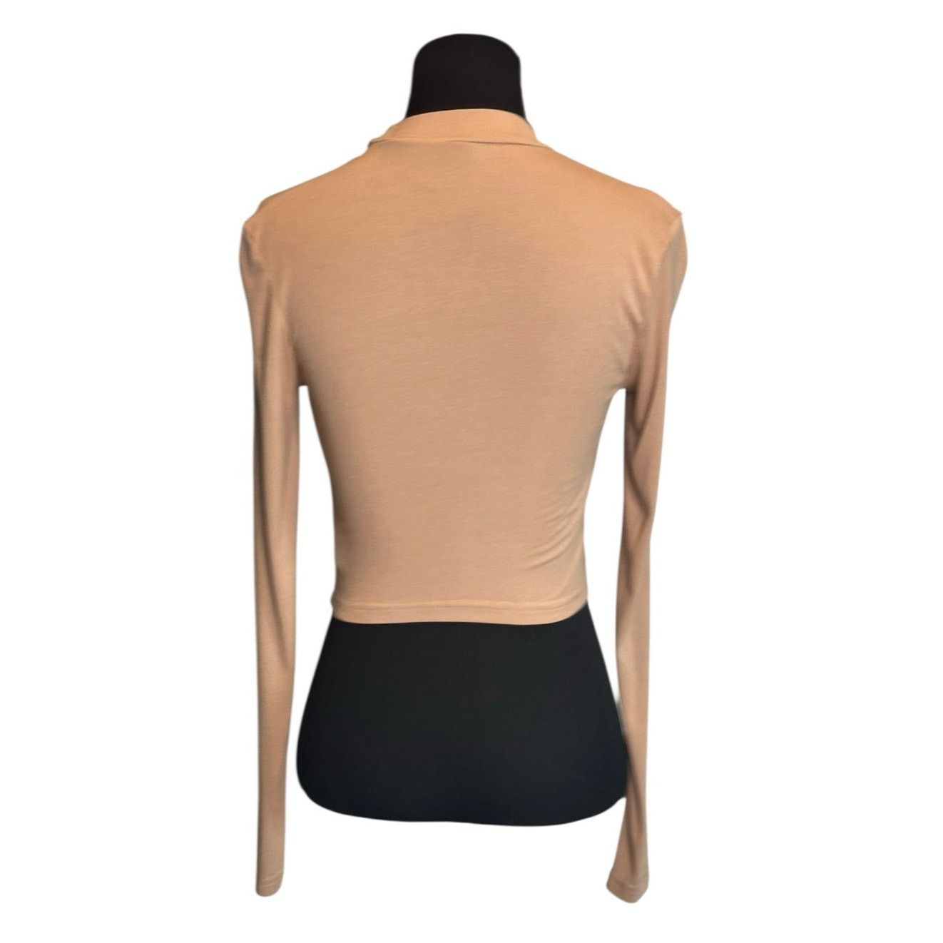 Shein Shein beige long sleeves t shirt top size Small Size S / US 4 / IT 40 - 2 Thumbnail
