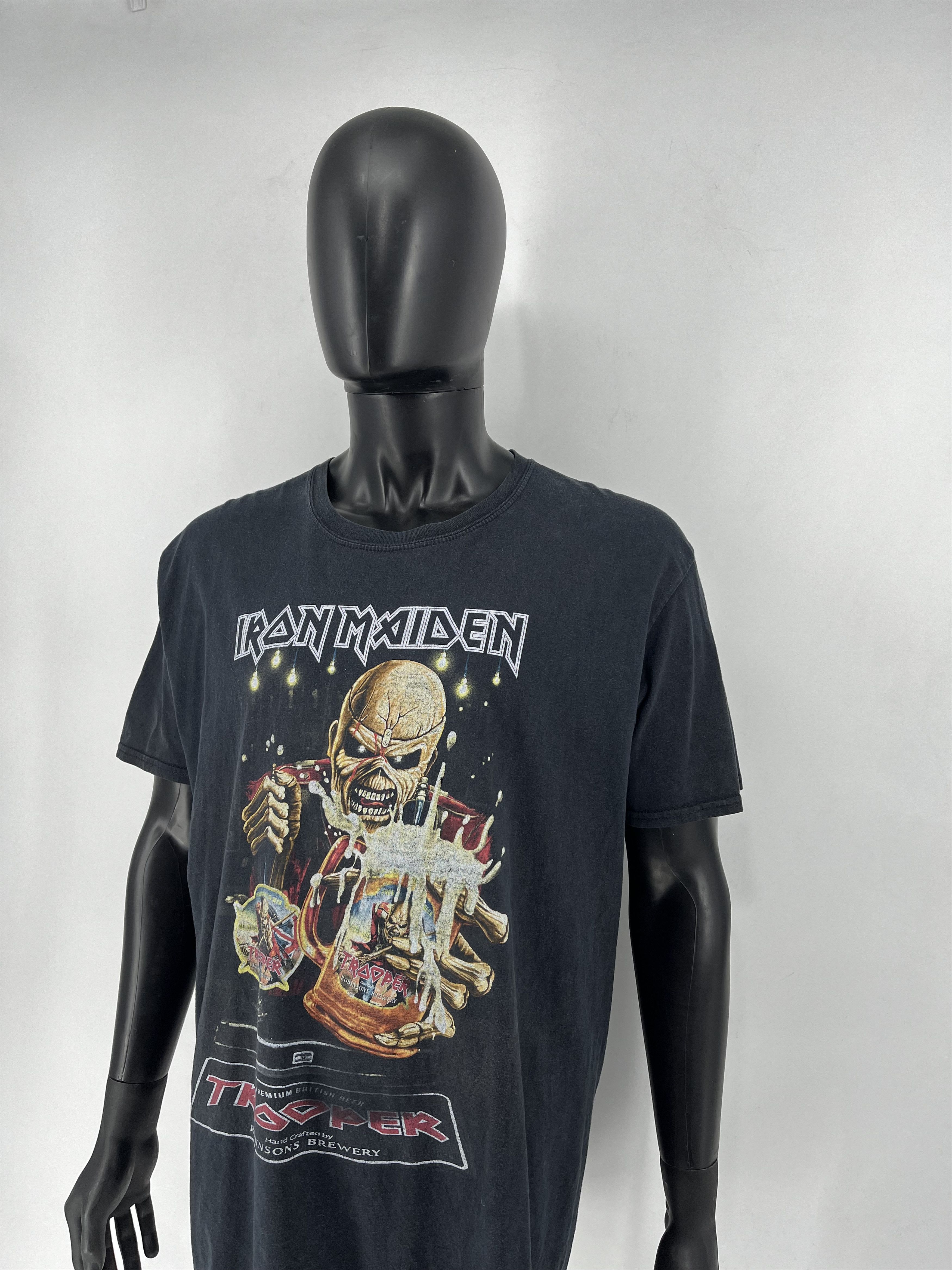 Band Tees × Vintage Iron Maiden Trooper Beer Light Brigade T-Shirt Mens 2XL Size US XXL / EU 58 / 5 - 4 Thumbnail