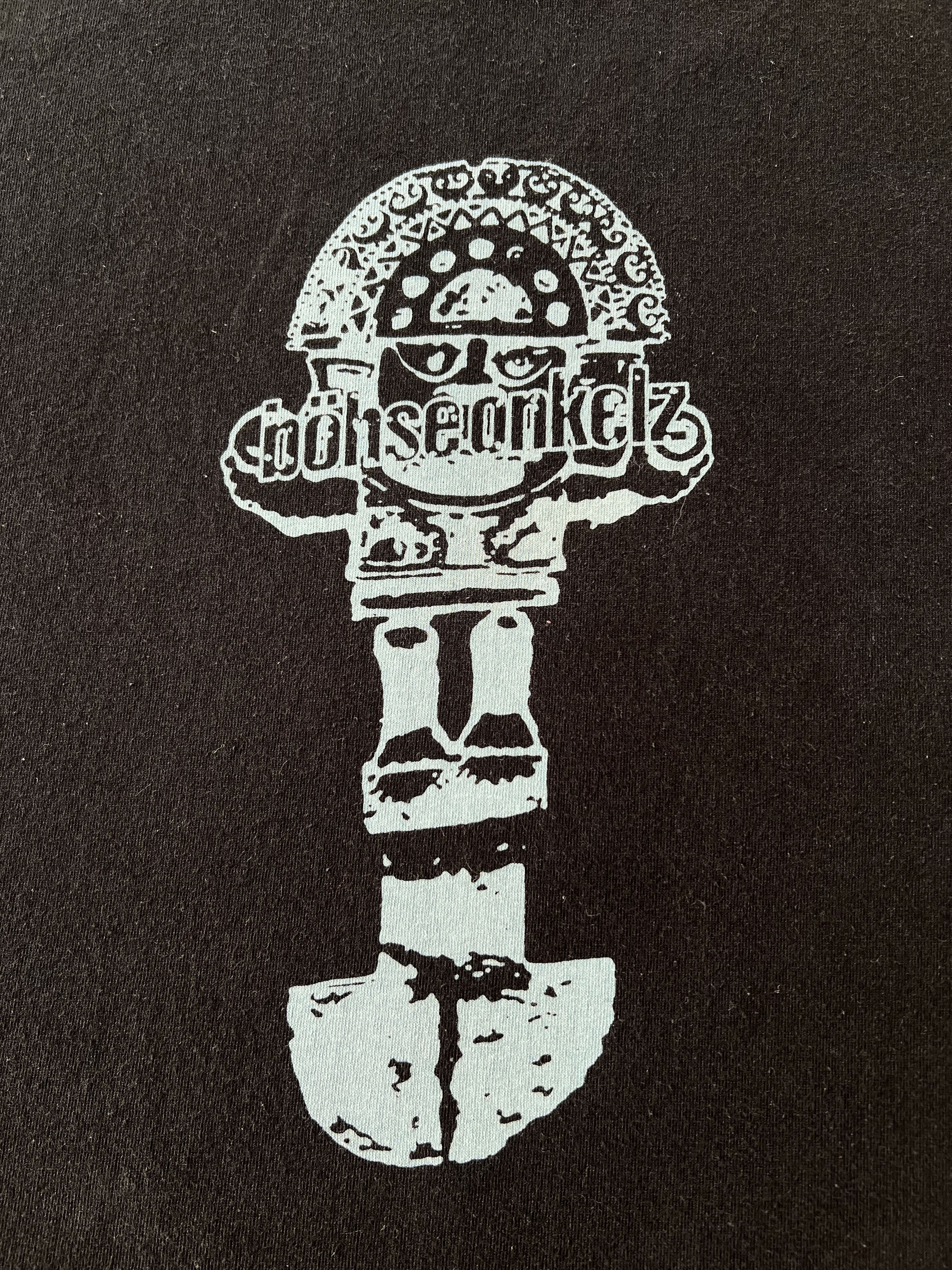 Band Tees Vintage 90s Bohse Onkelz Black T-shirt Size US XL / EU 56 / 4 - 5 Thumbnail