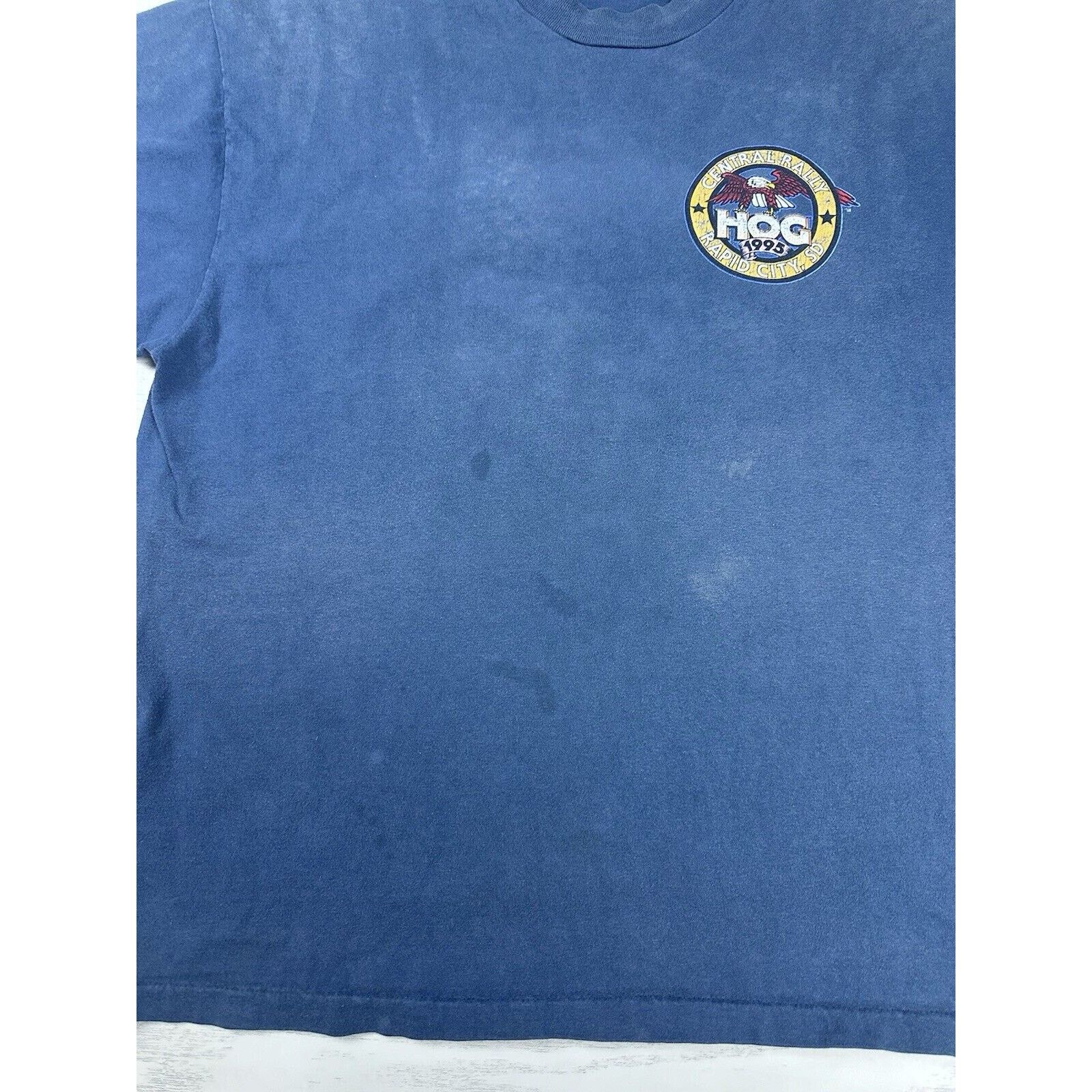 Harley Davidson × Vintage Vintage 1995 Harley Davidson Rapid City Shirt Size US XL / EU 56 / 4 - 2 Thumbnail