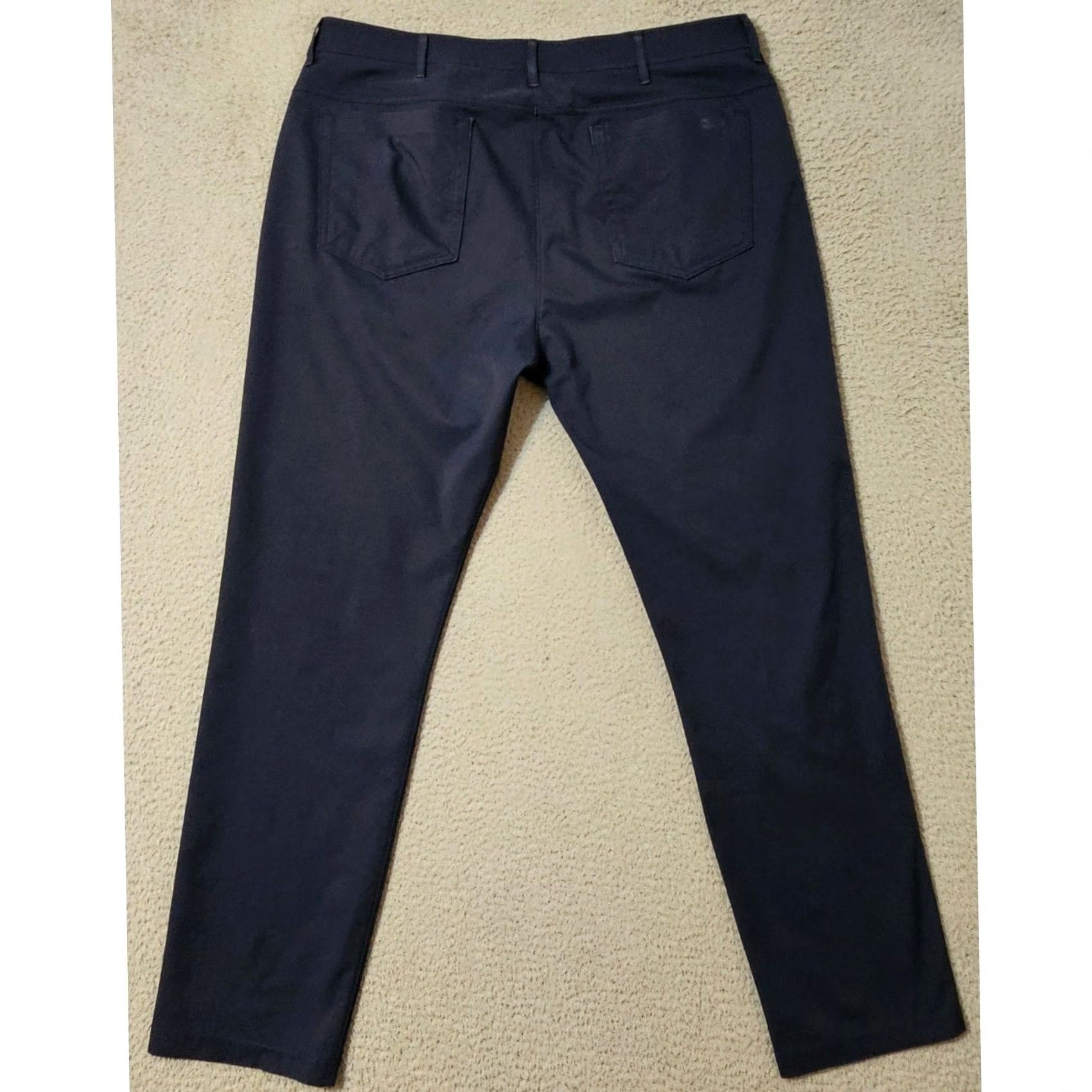 Vintage Public Rec Dealmaker Chino Pants Mens 38 x 31 Navy Blue 5-Pocket Size US 38 / EU 54 - 2 Thumbnail