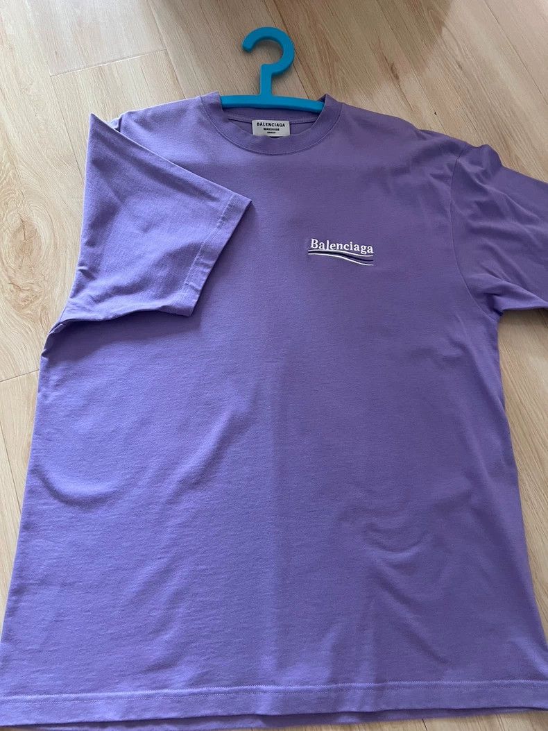 Balenciaga Balenciaga Purple Coke Short Sleeve, Size XS Size US XS / EU 42 / 0 - 2 Thumbnail