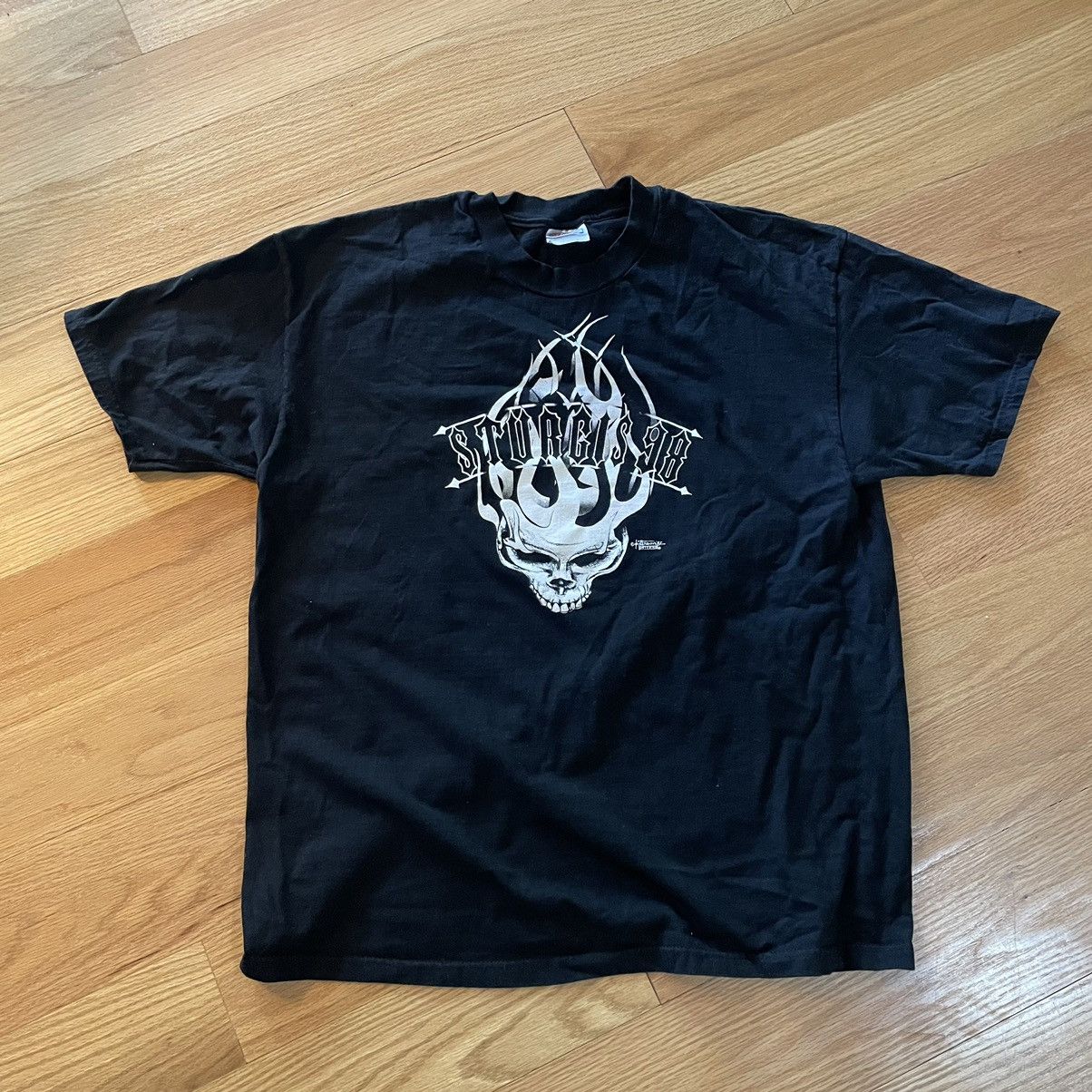 Harley Davidson × Vintage Vintage 1998 Sturgis Skill Tee Size US XL / EU 56 / 4 - 1 Thumbnail