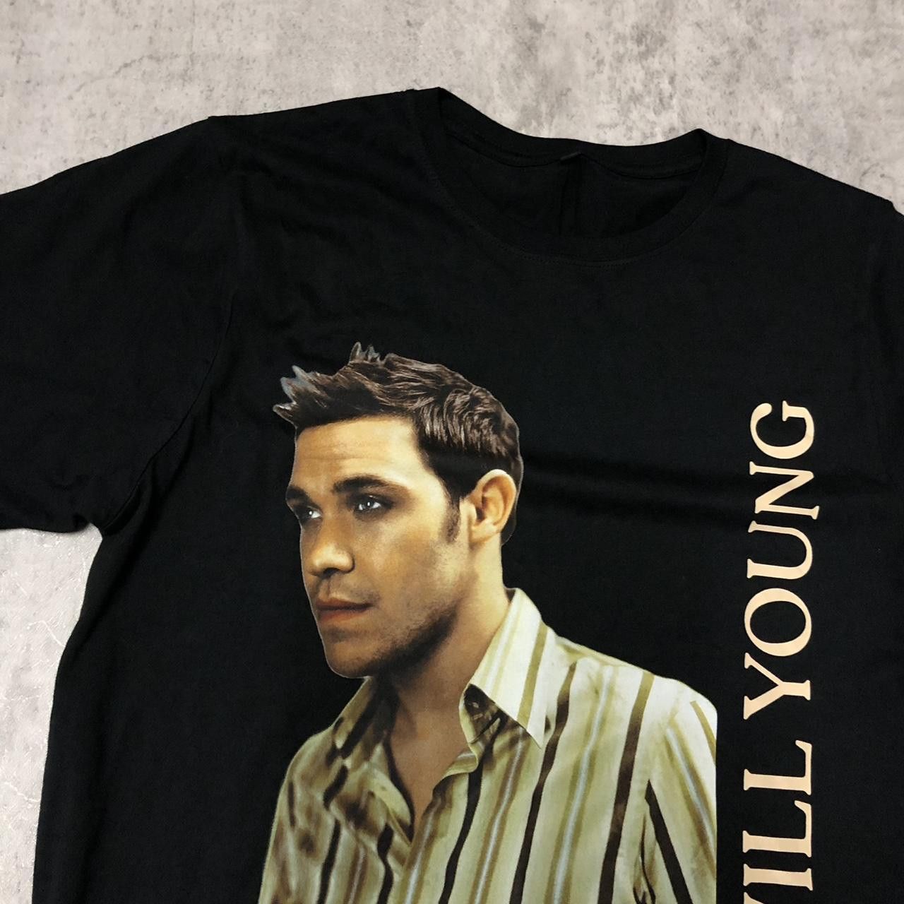 Other Black cotton t-shirt with front graphic print of Will Young Size US M / EU 48-50 / 2 - 2 Thumbnail