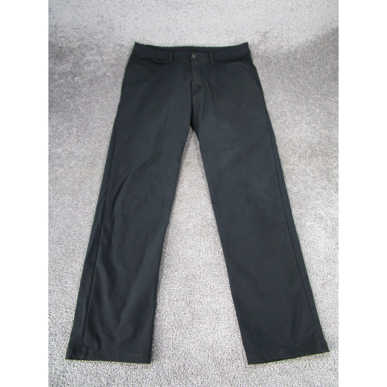 image of Lululemon Pants Mens 34 Abc Classic Fit Gray Stretch Performance Chinos Travel in White