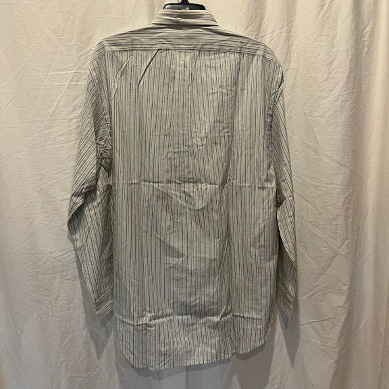 Ralph Lauren NWT Ralph Lauren Shirt Cream Blue Tan Stripe Cotton Collared Size US M / EU 48-50 / 2 - 2 Thumbnail