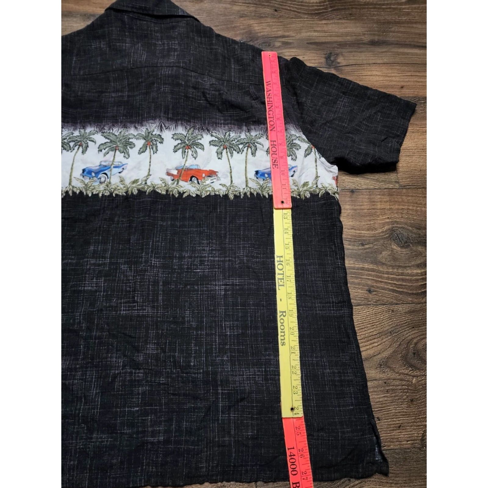Vintage VINTAGE Batik Bay MENS XL Classic Car Bel Air Hawaiian Car Show Shirt Size US XL / EU 56 / 4 - 5 Thumbnail