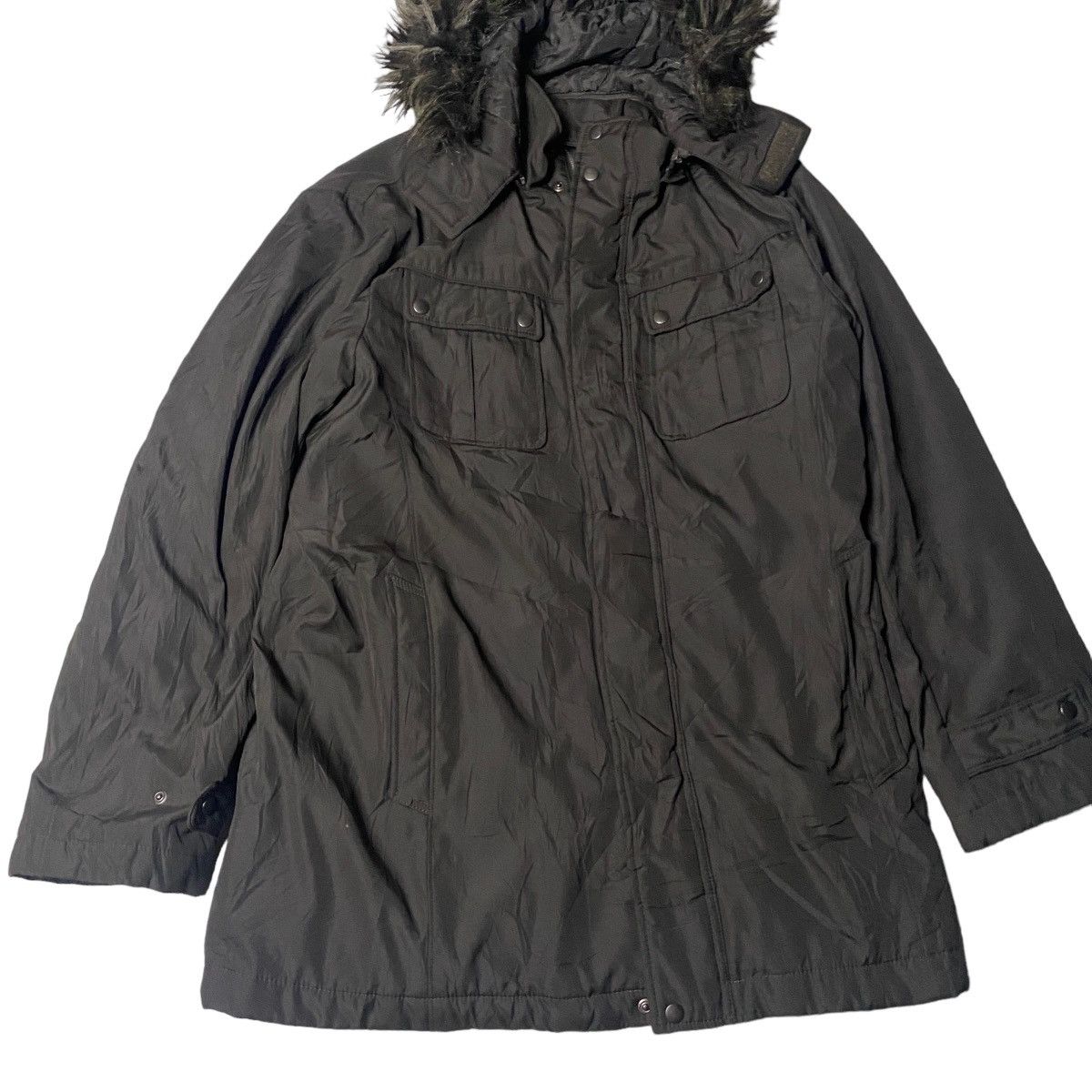 If Six Was Nine 2000's Louis Chavlon Fur Faux Parka Jacket Size US XL / EU 56 / 4 - 3 Thumbnail