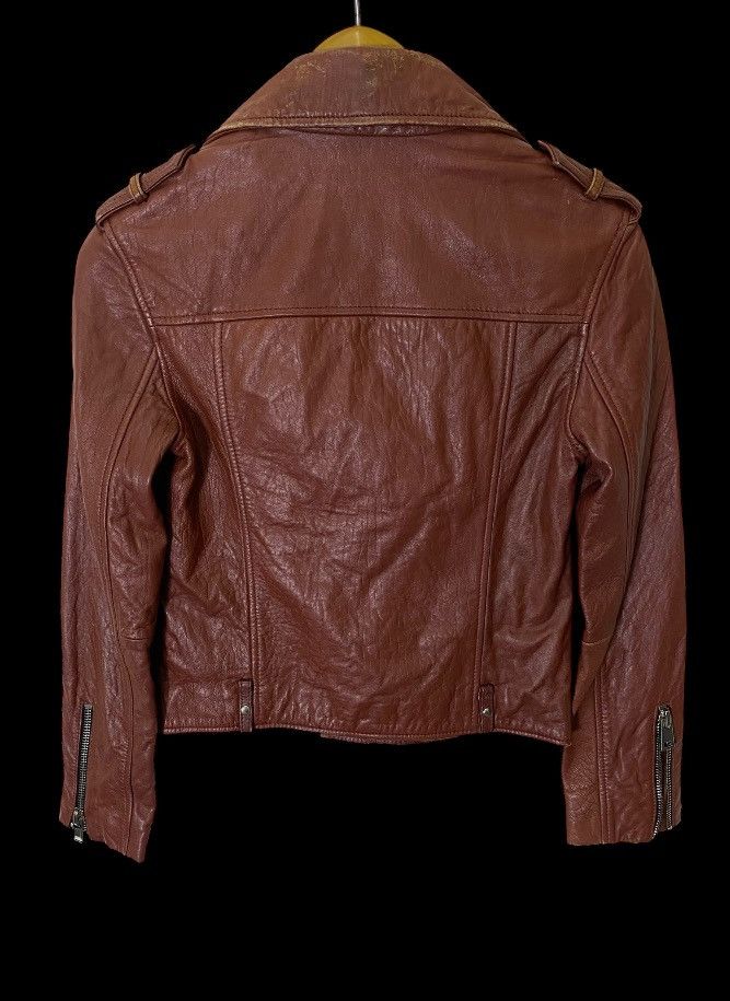 Maje Maje Lamb Leather Biker Jacket Women Size XS / US 0-2 / IT 36-38 - 6 Thumbnail